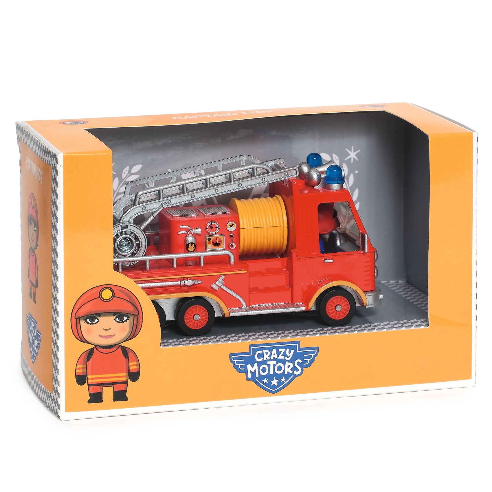 Metal Toy Car, Fire Truck - Crazy Motors