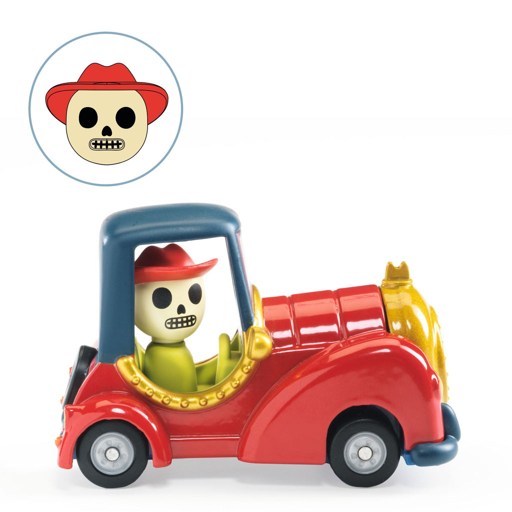 Macchinina in metallo, Red Skull - Crazy Motors