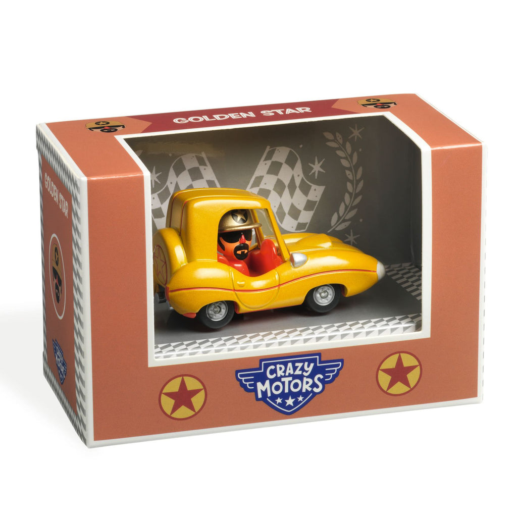 Macchinina in metallo, Golden Star - Crazy Motors - Djeco