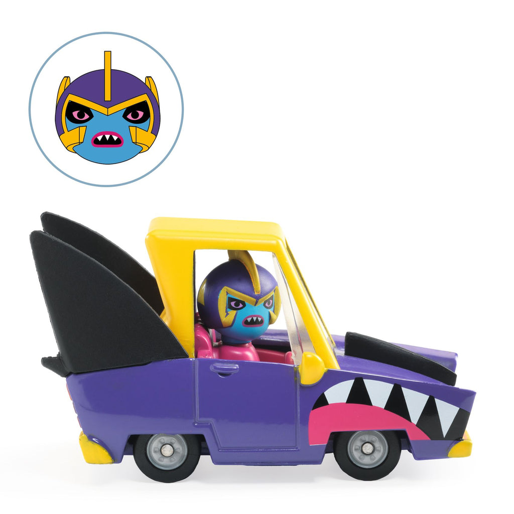 Macchinina in metallo, Shark N'Go - Crazy Motors
