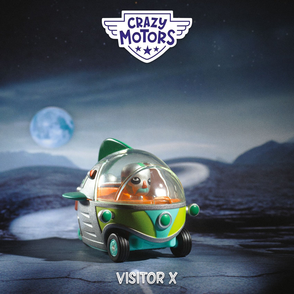 Macchinina in metallo, Visitor X - Crazy Motors