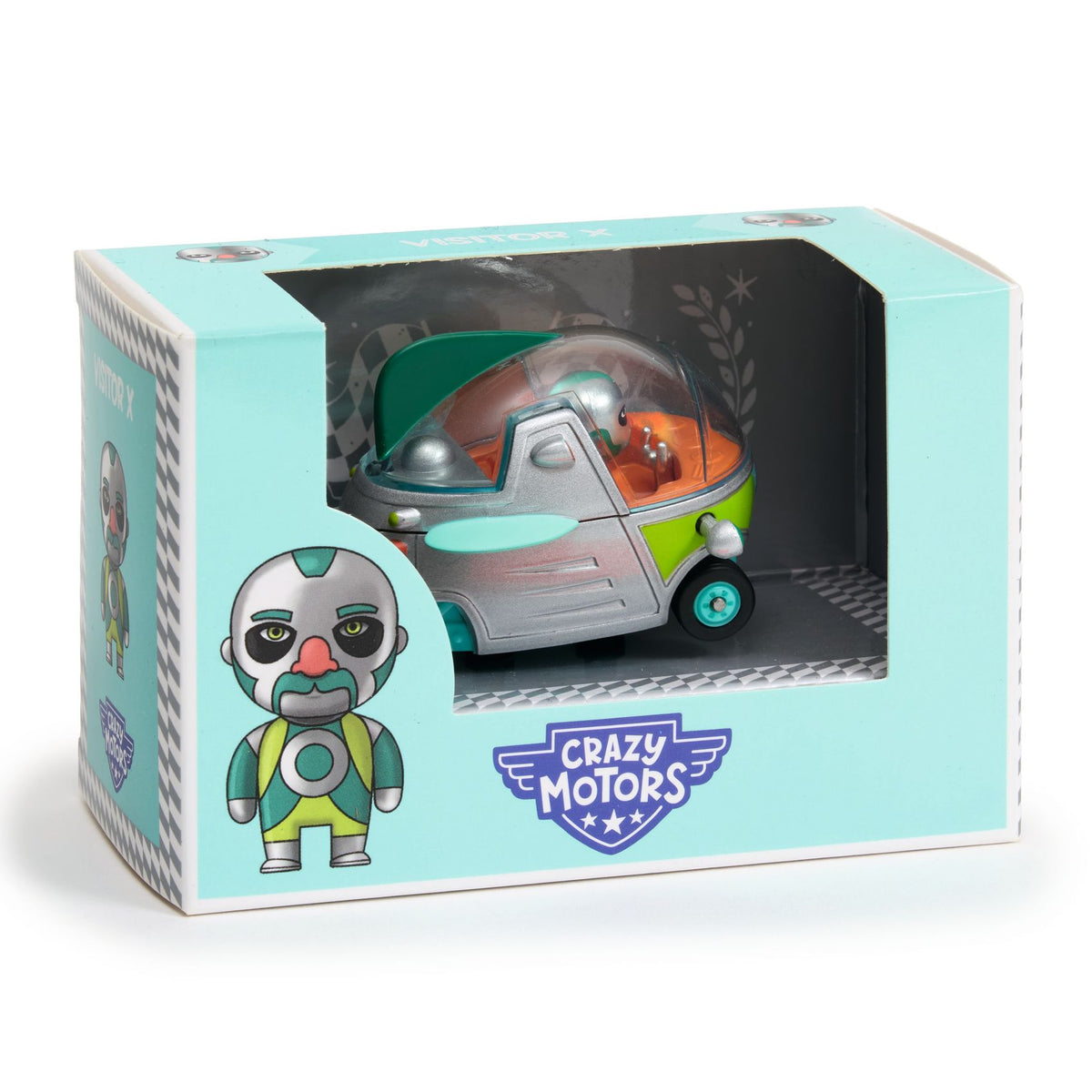 Petite voiture en métal, Visiteur X - Crazy Motors