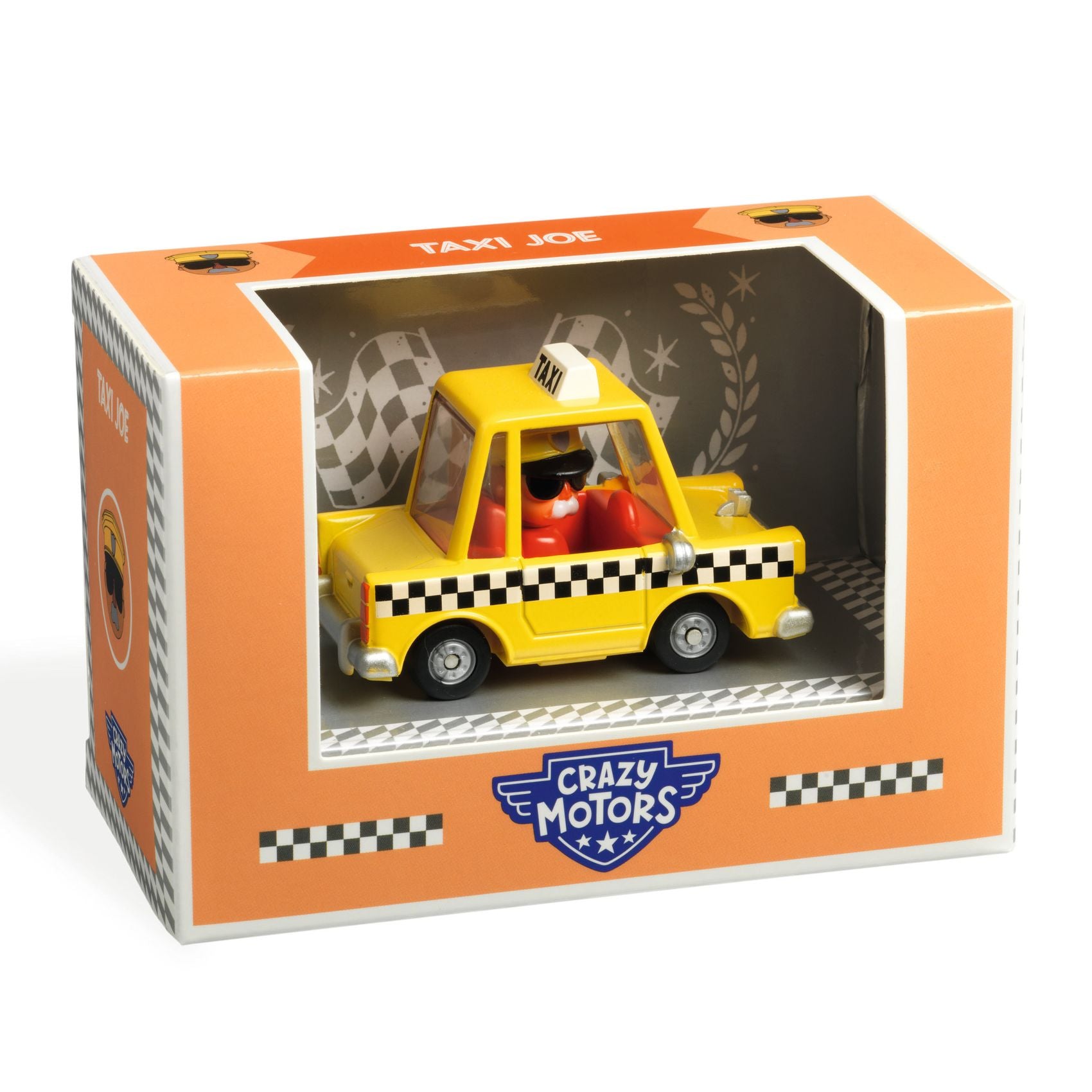 Macchinina in metallo, Taxi Joe - Crazy Motors - Djeco
