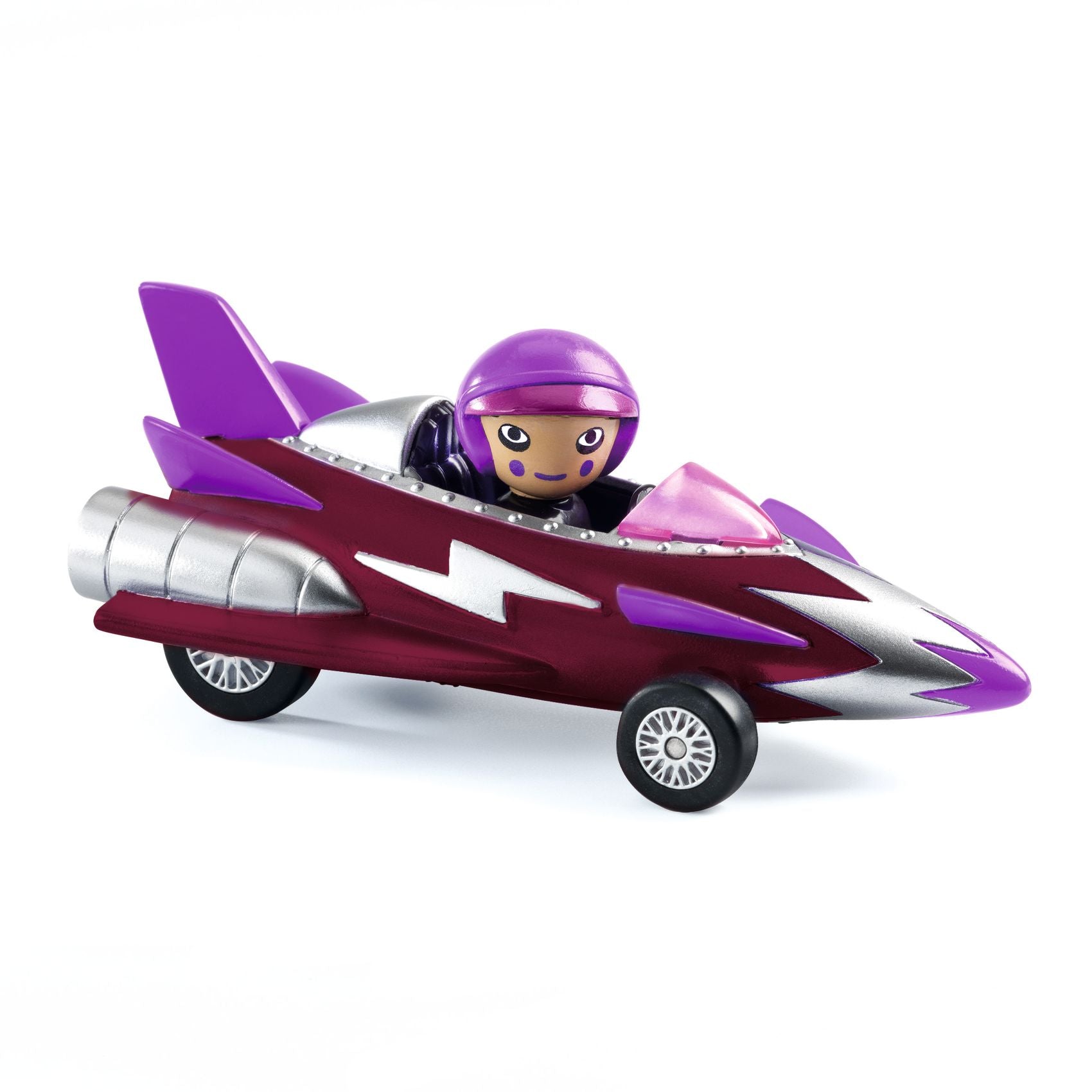Macchinina in metallo, Miss Burgundy - Crazy Motors - Djeco