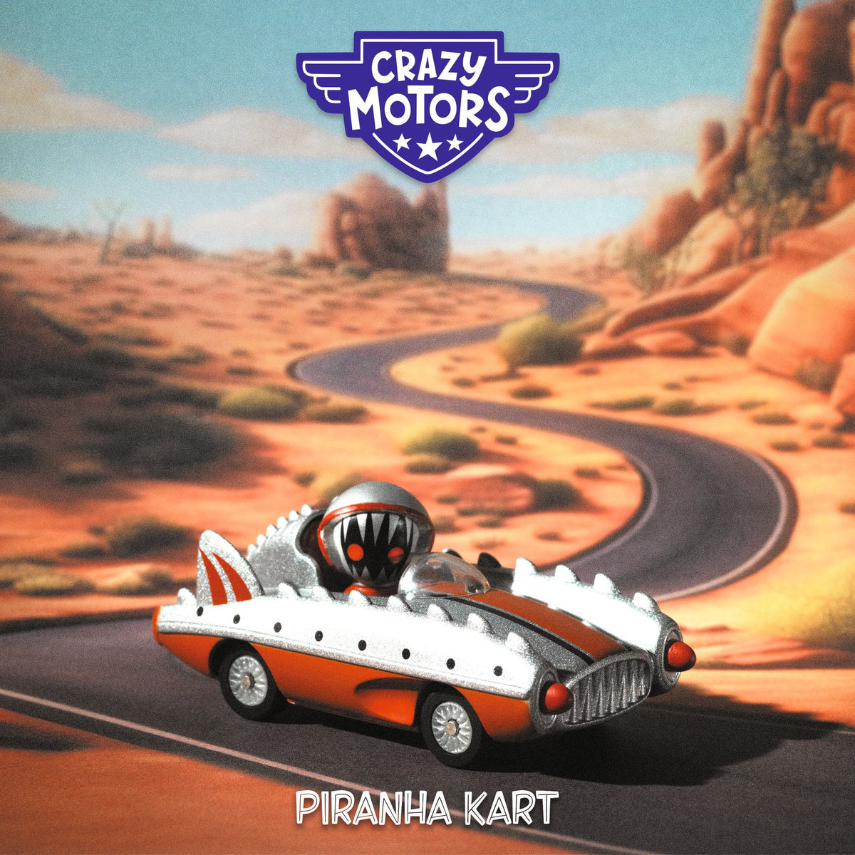 Macchinina in metallo, Piranha Kart - Crazy Motors