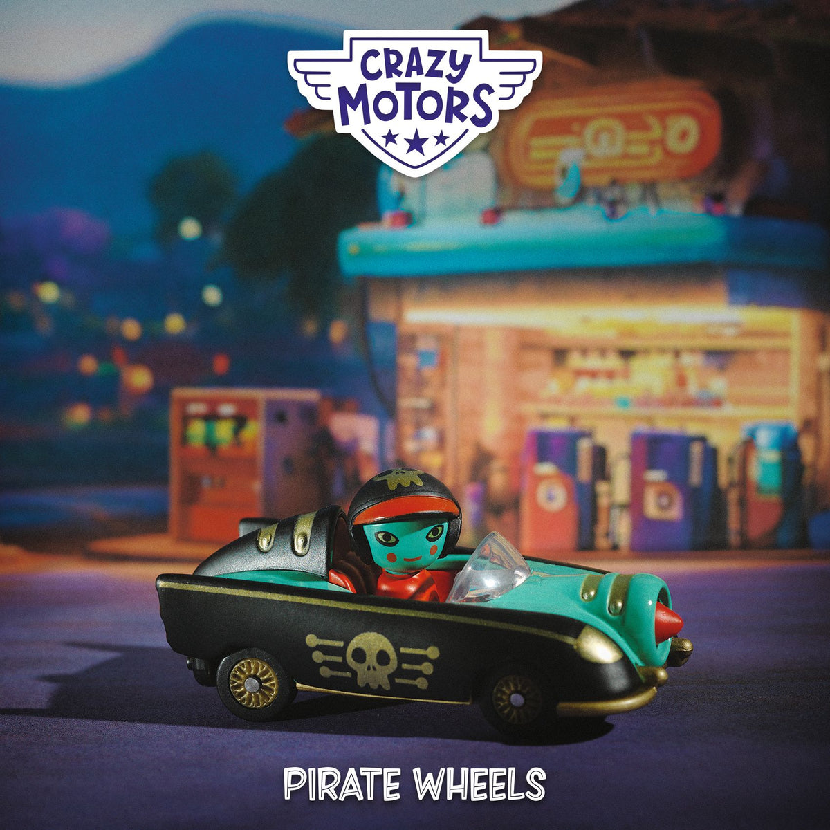 Macchinina in metallo, Pirate Wheels - Crazy Motors