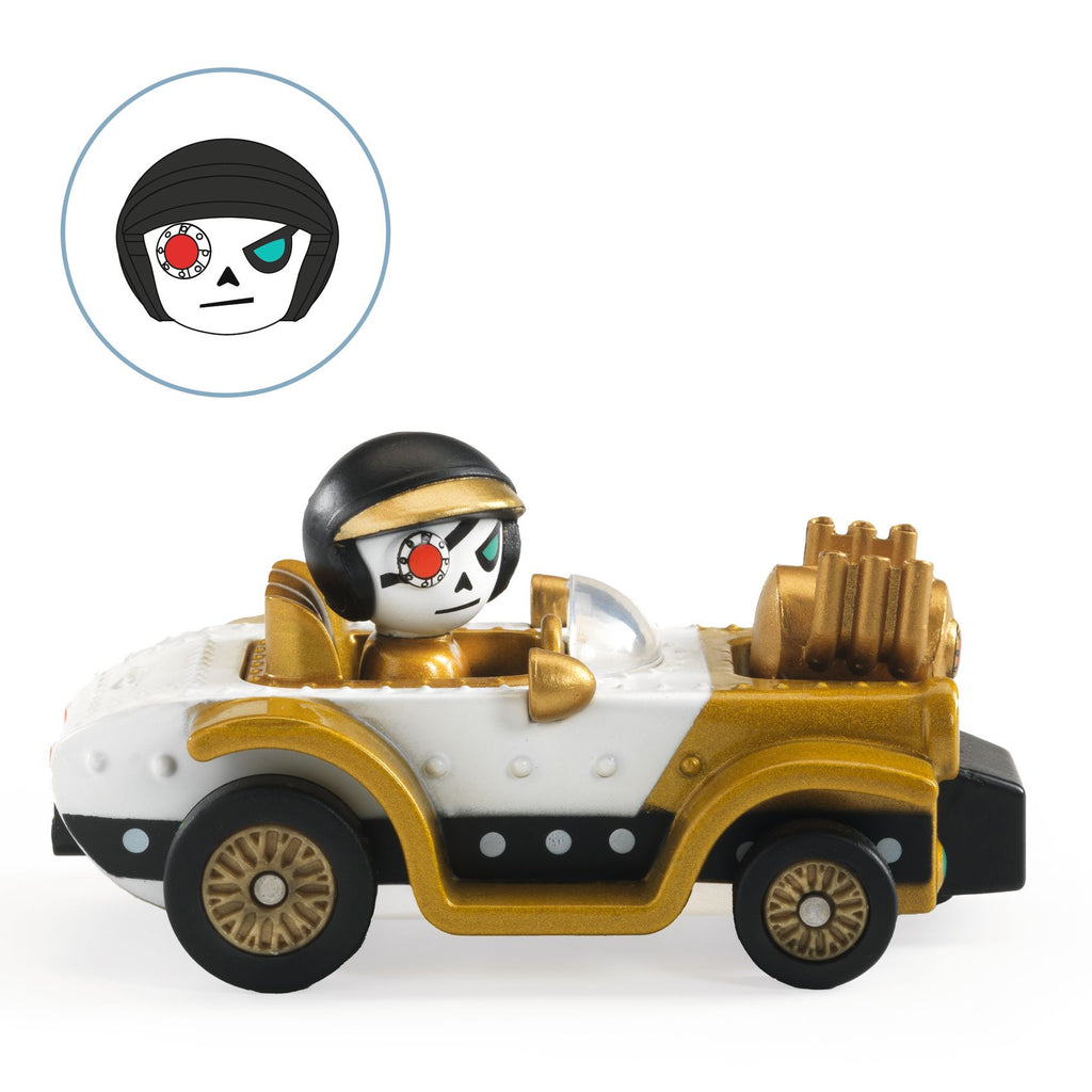 Macchinina in metallo, Motor Skull - Crazy Motors