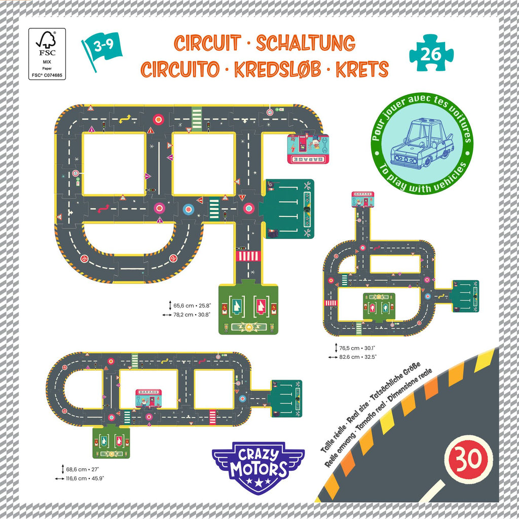 Circuit Puzzle, Crazy Motors