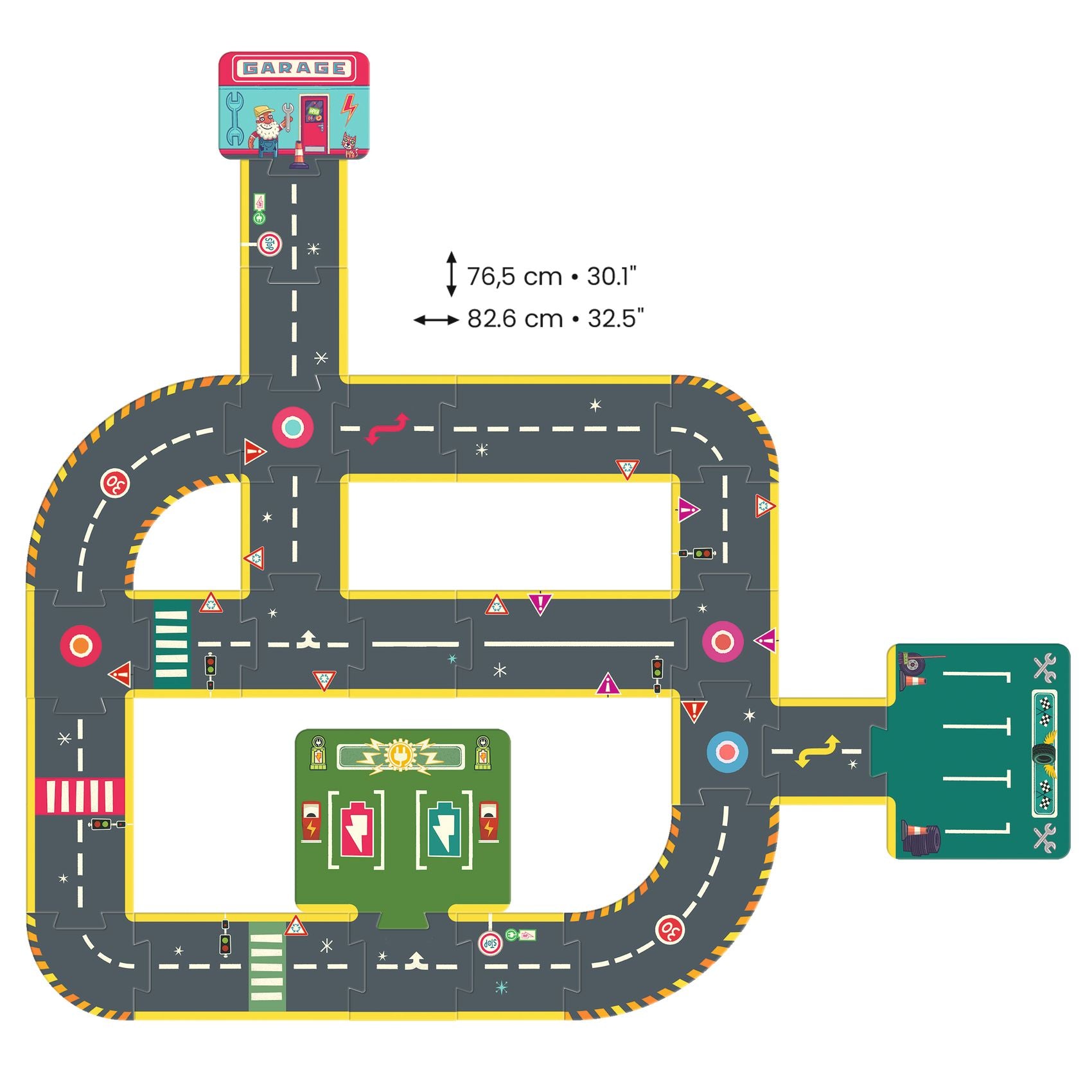 Puzzle Circuito, Crazy motors