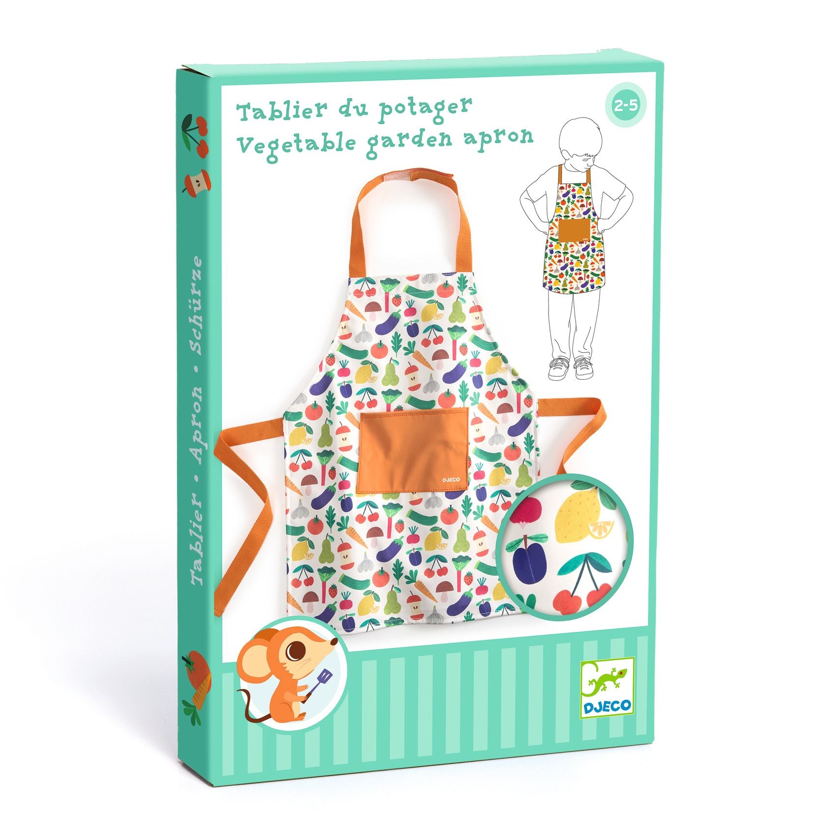Children's kitchen apron, Orto
