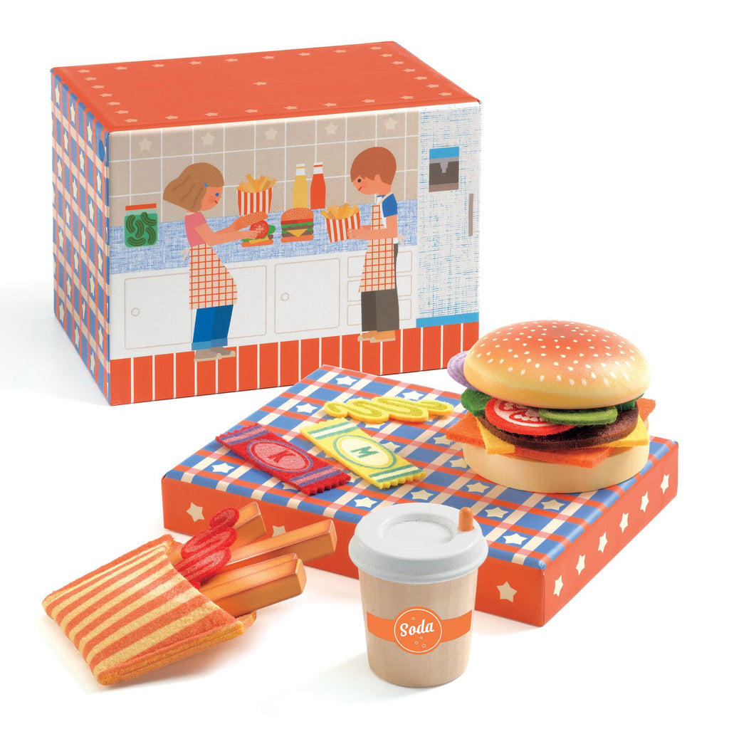 P’ti Set Djeco hamburger america