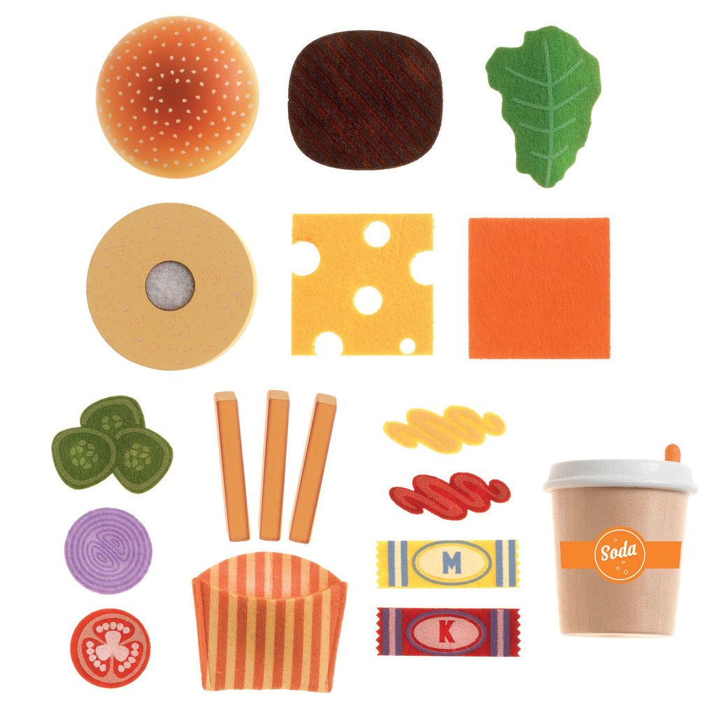 P’ti Set Djeco hamburger america