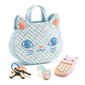 Borsa con accessori in legno, Gattino