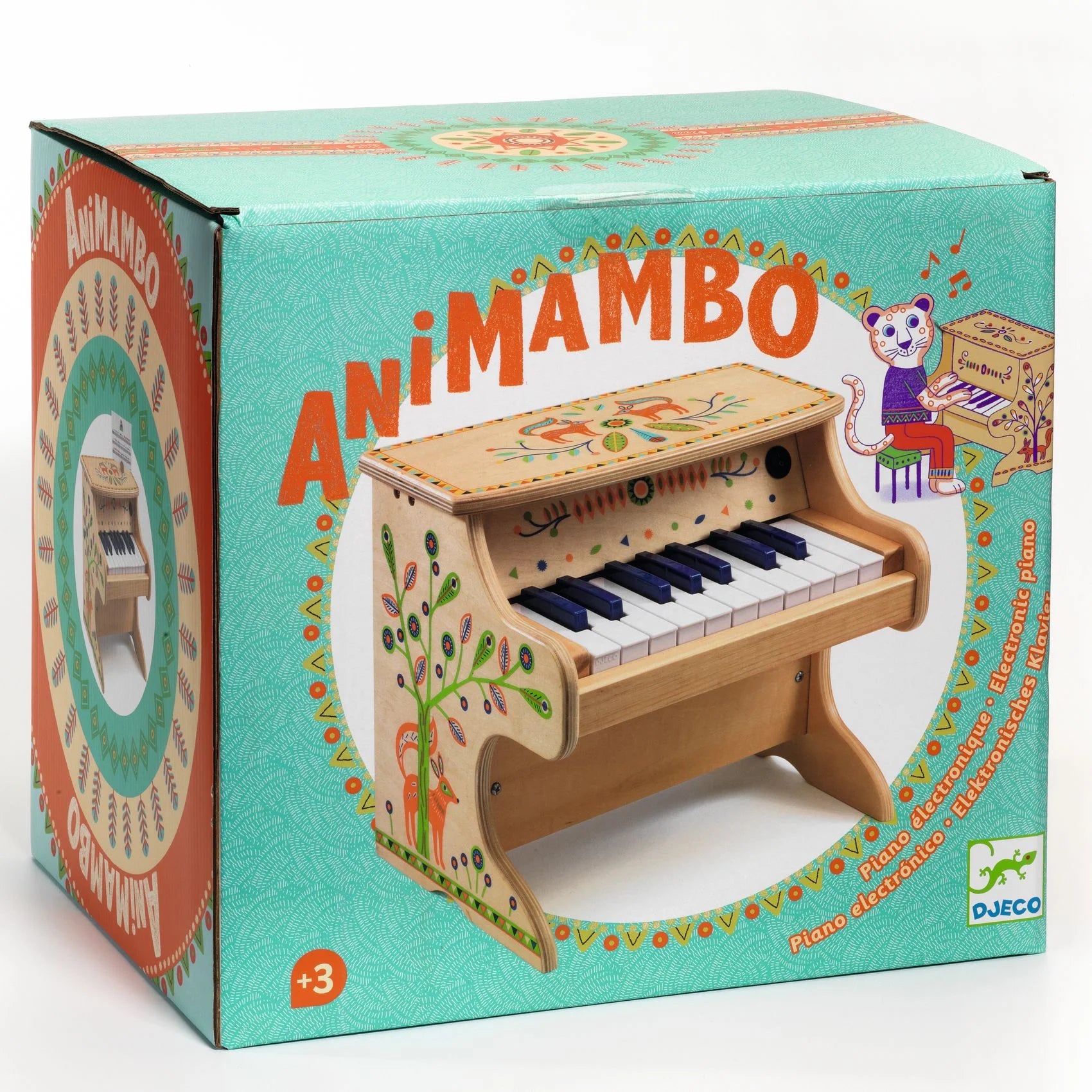 Pianoforte elettronico in legno, Animambo