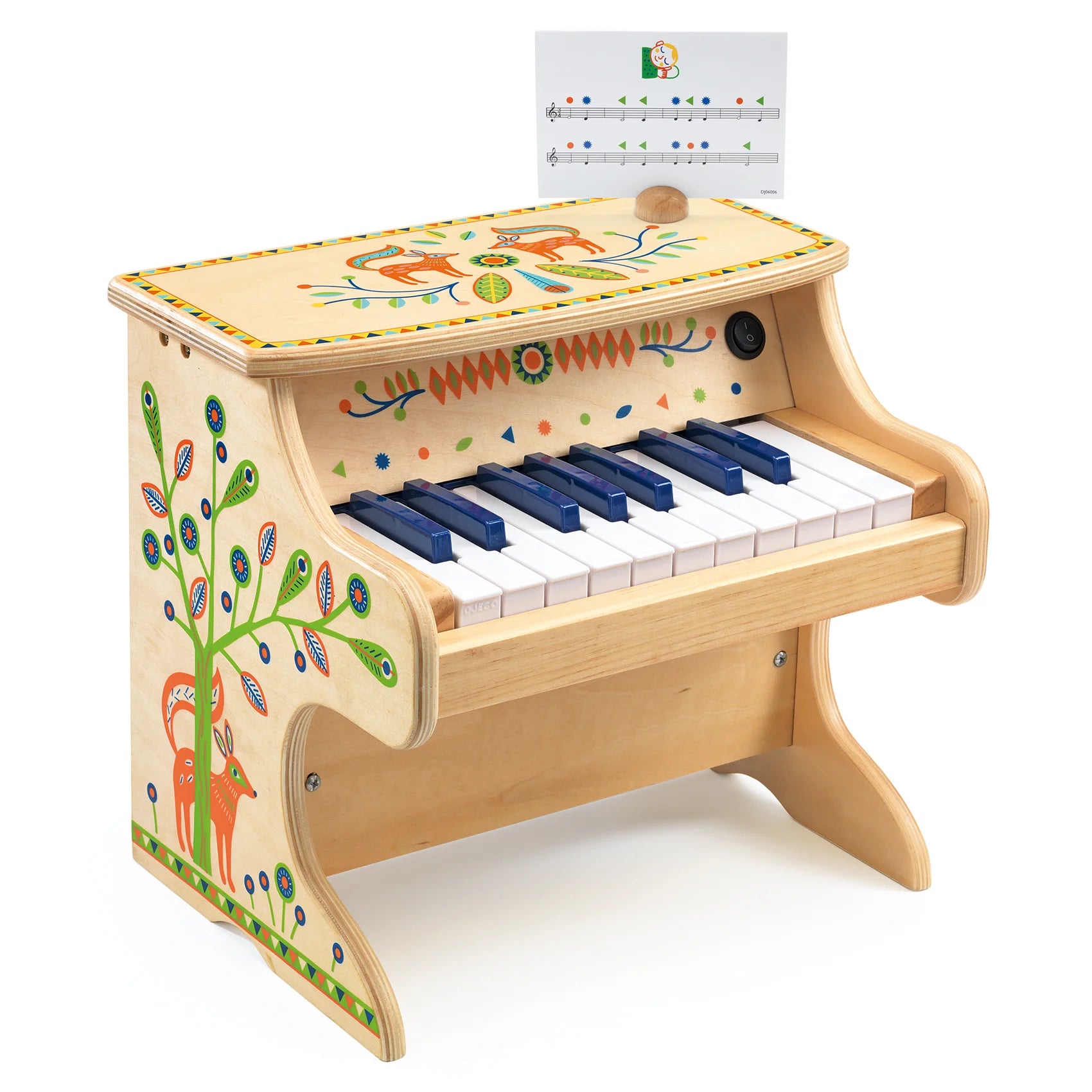 Pianoforte elettronico in legno, Animambo