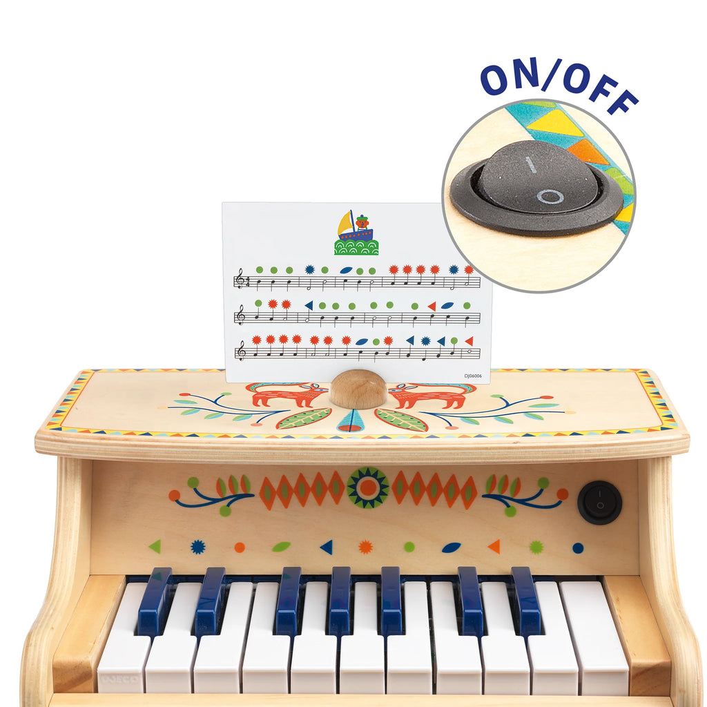 Pianoforte elettronico in legno, Animambo