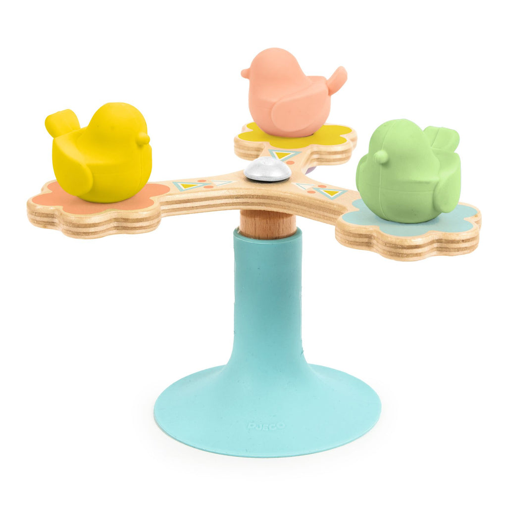 Gioco attività su ventosa in legno, BabySpini