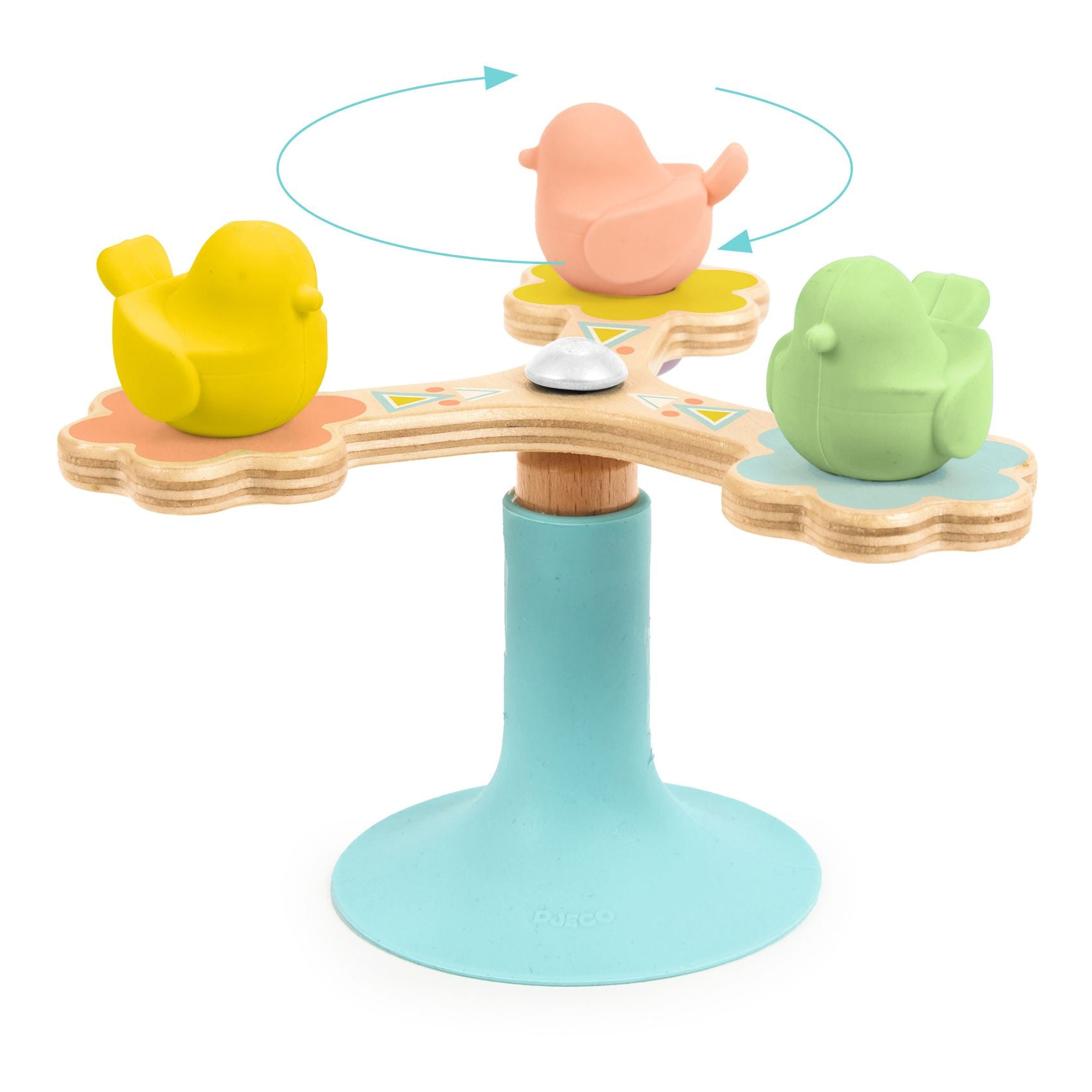Gioco attività su ventosa in legno, BabySpini