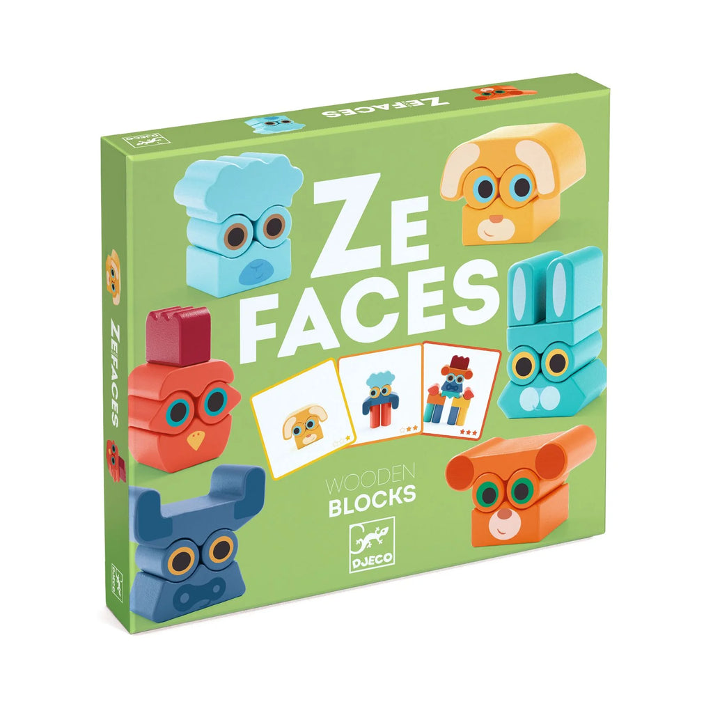 Ze Faces - Blocs de bois