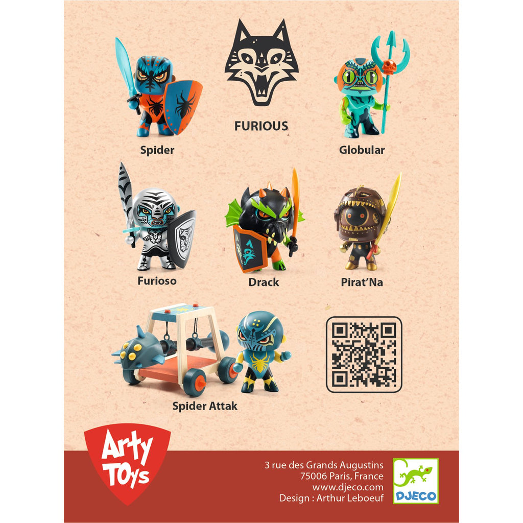 Volcano, Furious Arty toys