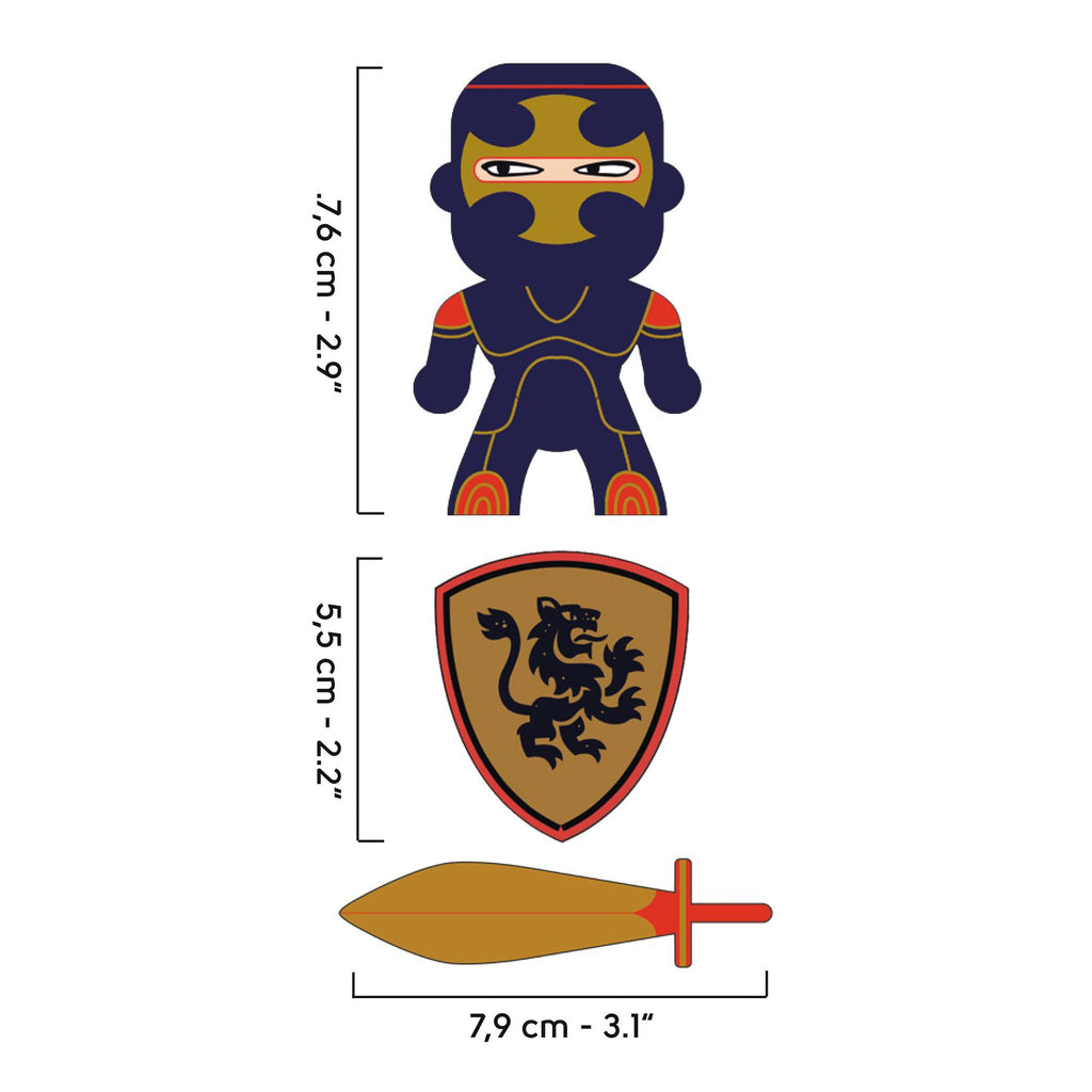 Bleu foncé, Glorious Arty toys