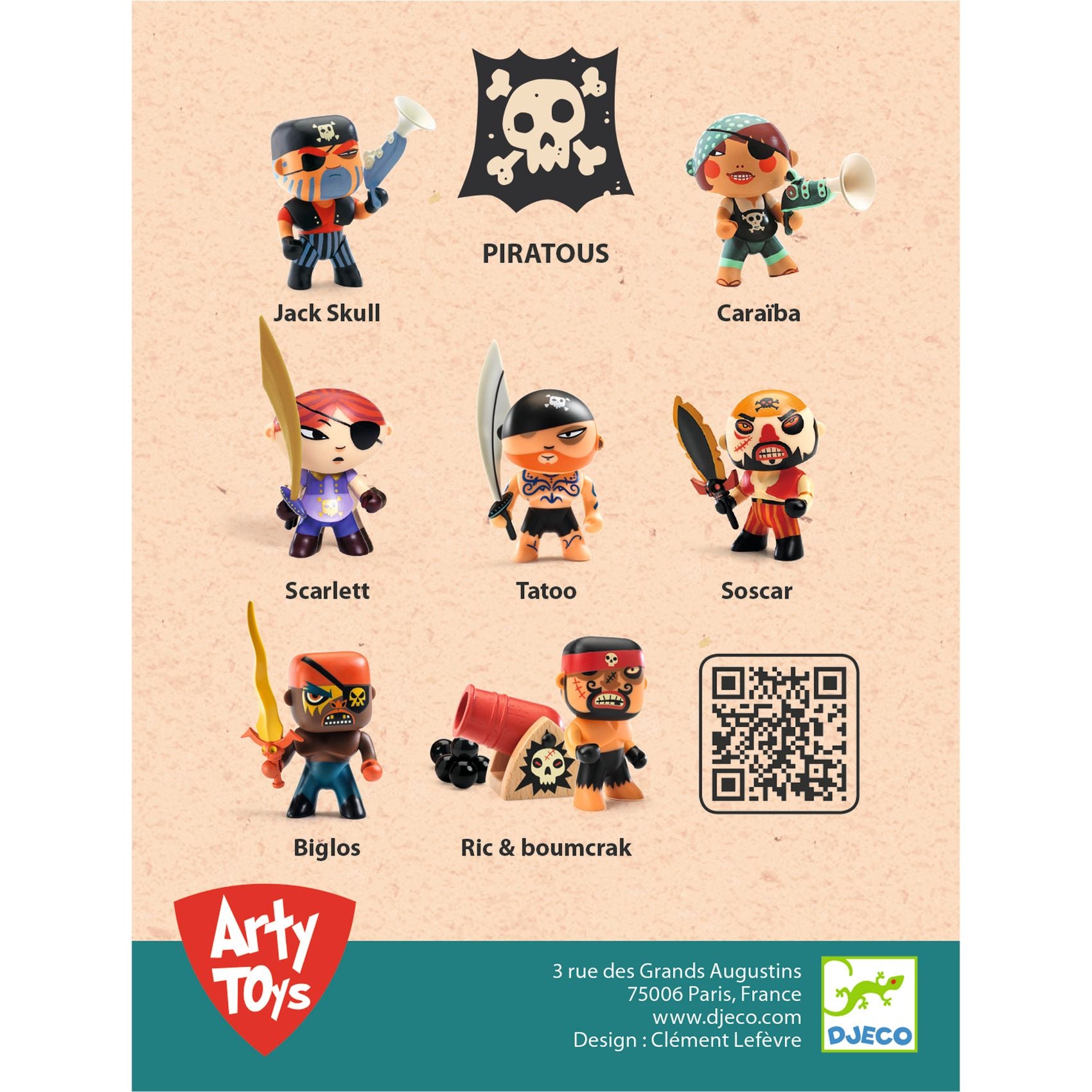 Sam Parrot, Piratous Arty toys