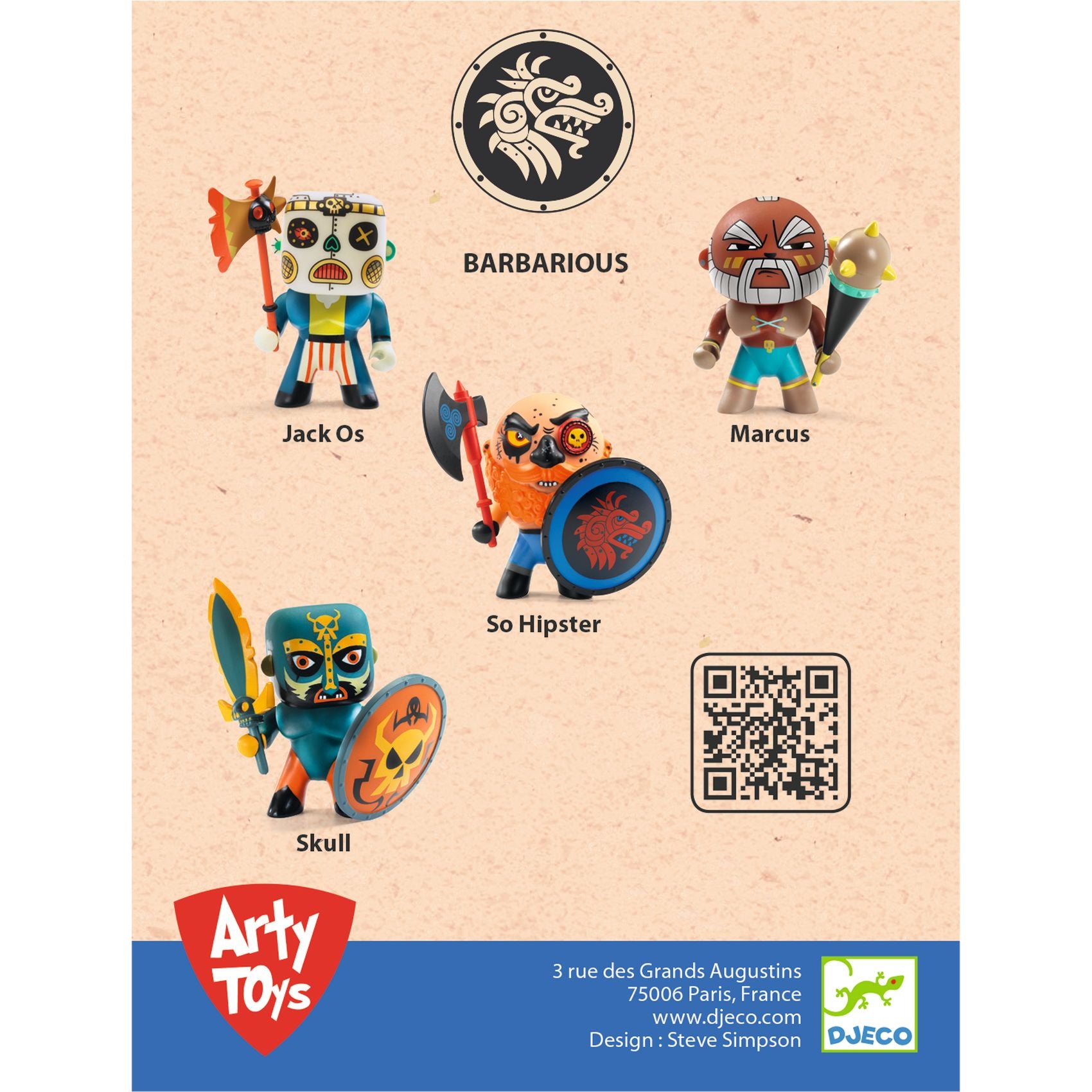 Si branché, jouets Arty barbares