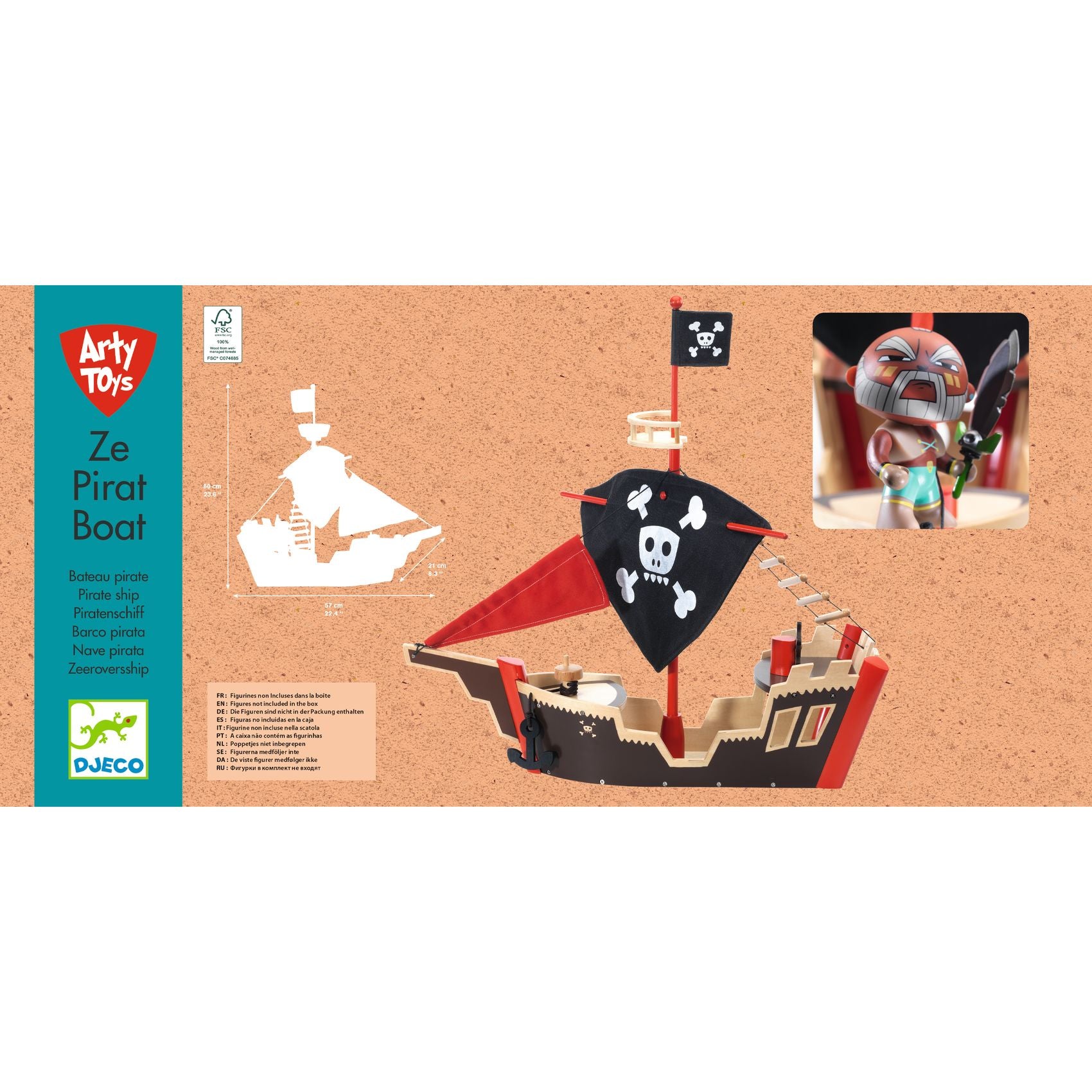 Ze bateau de pirates, Piratous Arty toys
