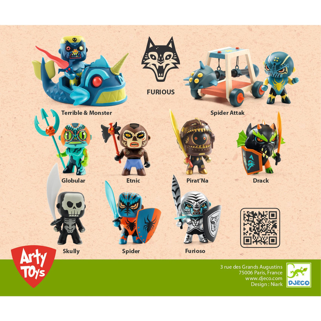 Terrible & Monster, Furious Arty toys