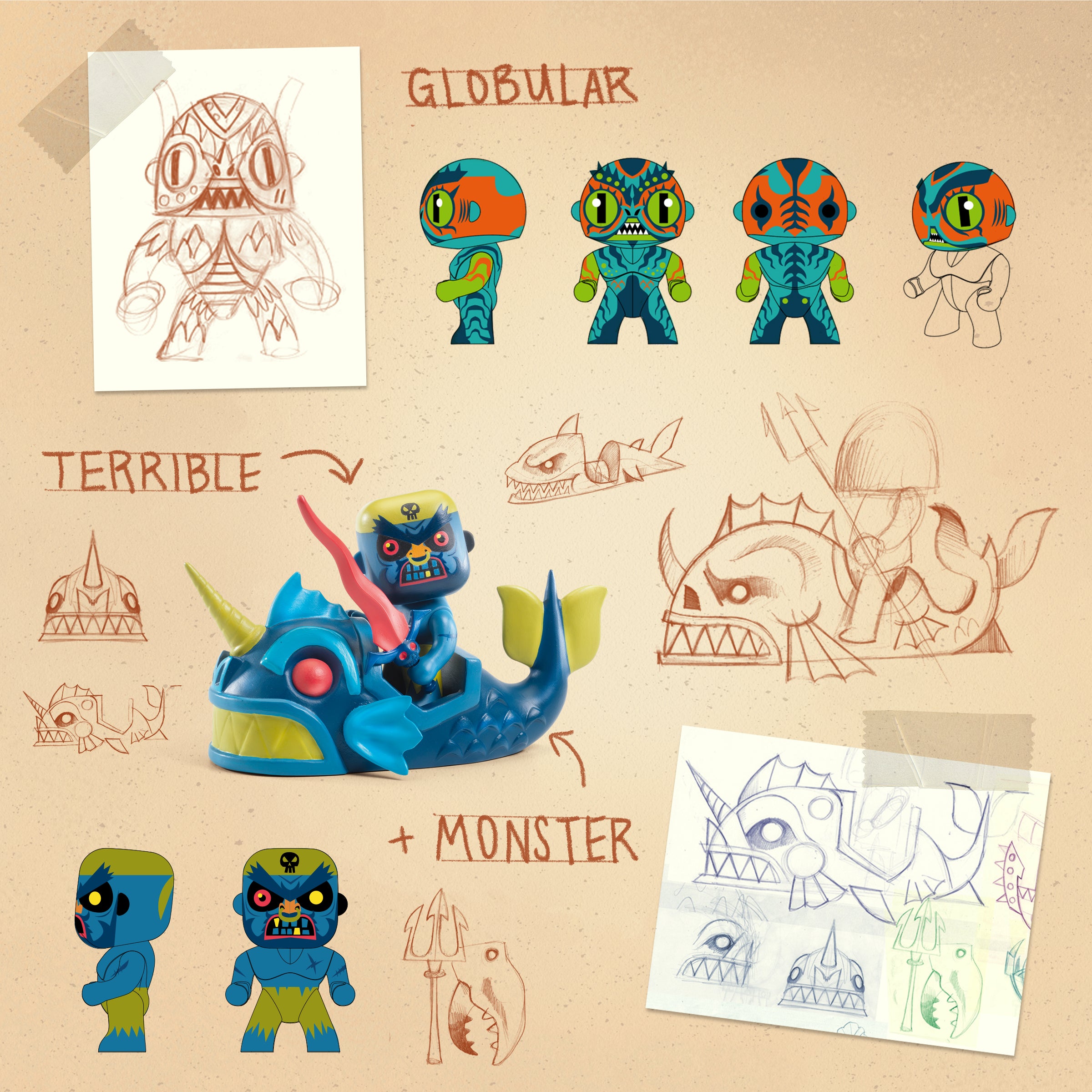 Terrible et Monstre, Arty toys Furieux