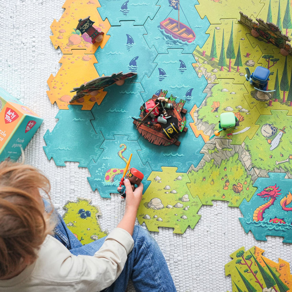 Puzzle gigante Arty toys - Battaglia 30pz