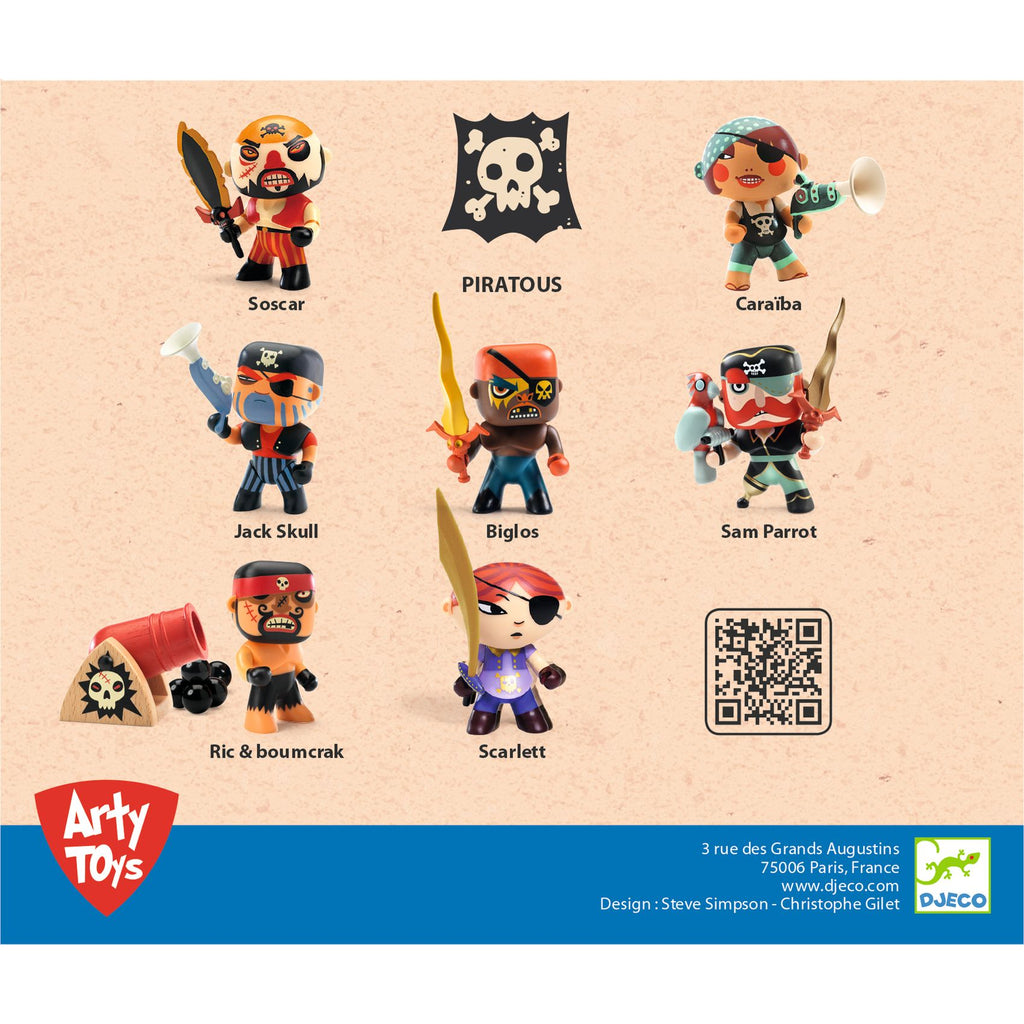 Bily cannot, Piratous Arty toys