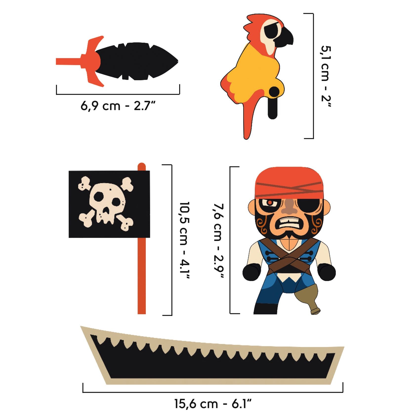 Bily cannot, Pirates Arty toys