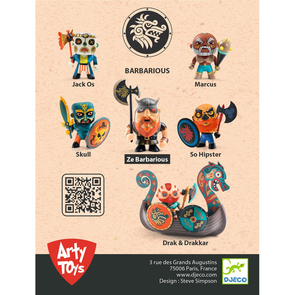 Ze, Barbarious Arty toys