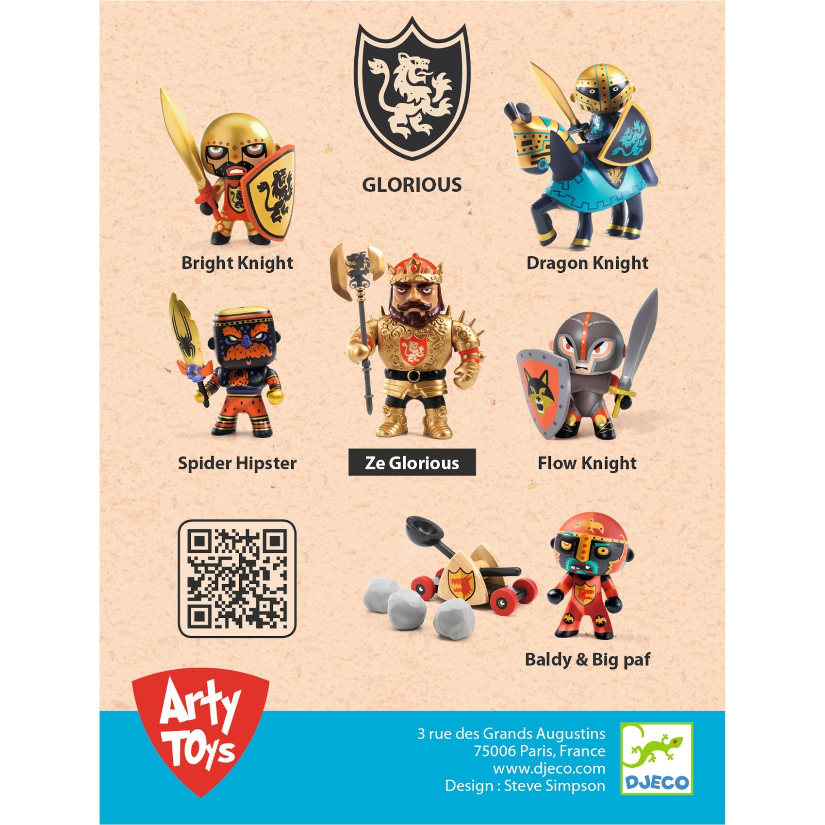 Chevalier Azur, Glorieux Arty toys