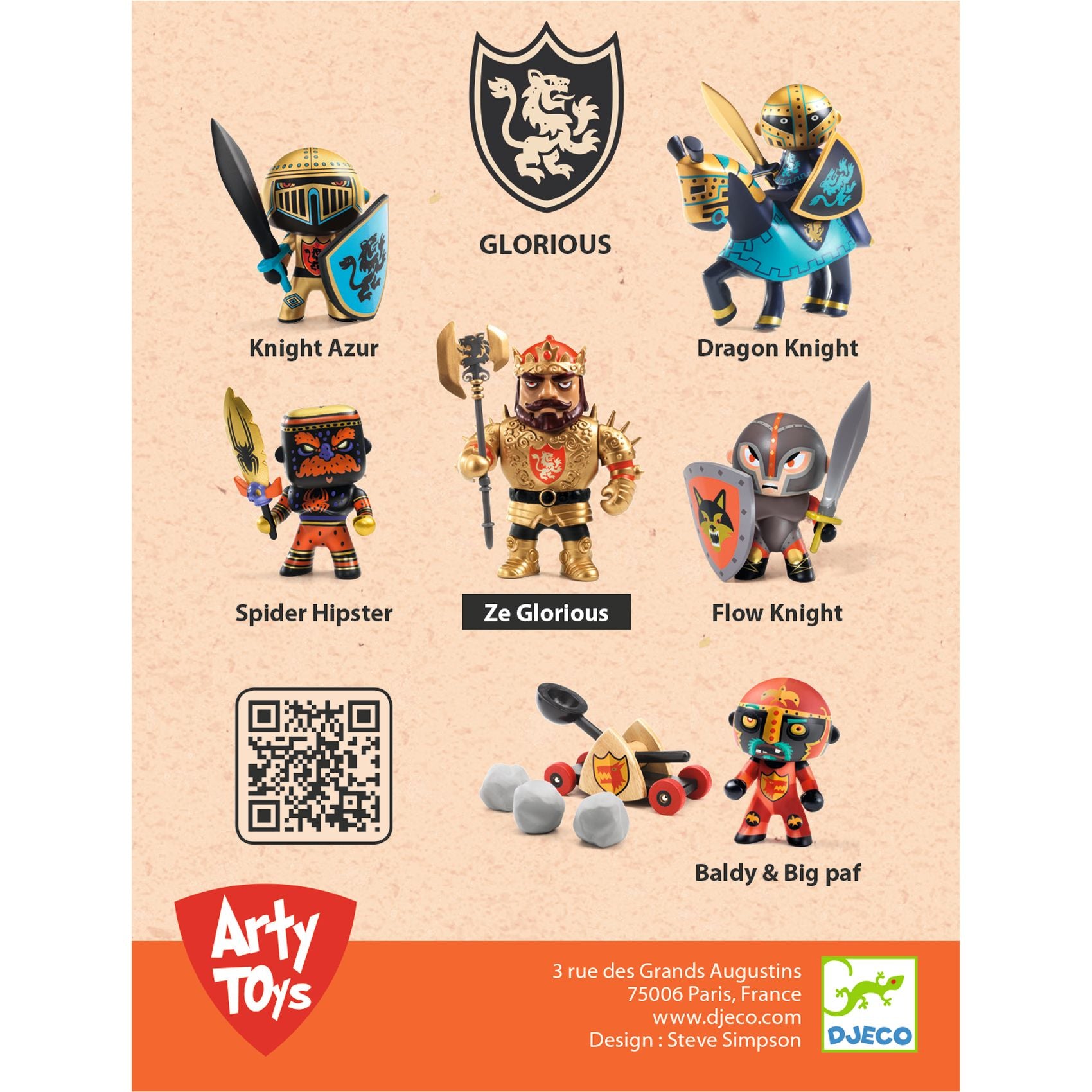 Chevalier Lumineux, jouets Glorious Arty