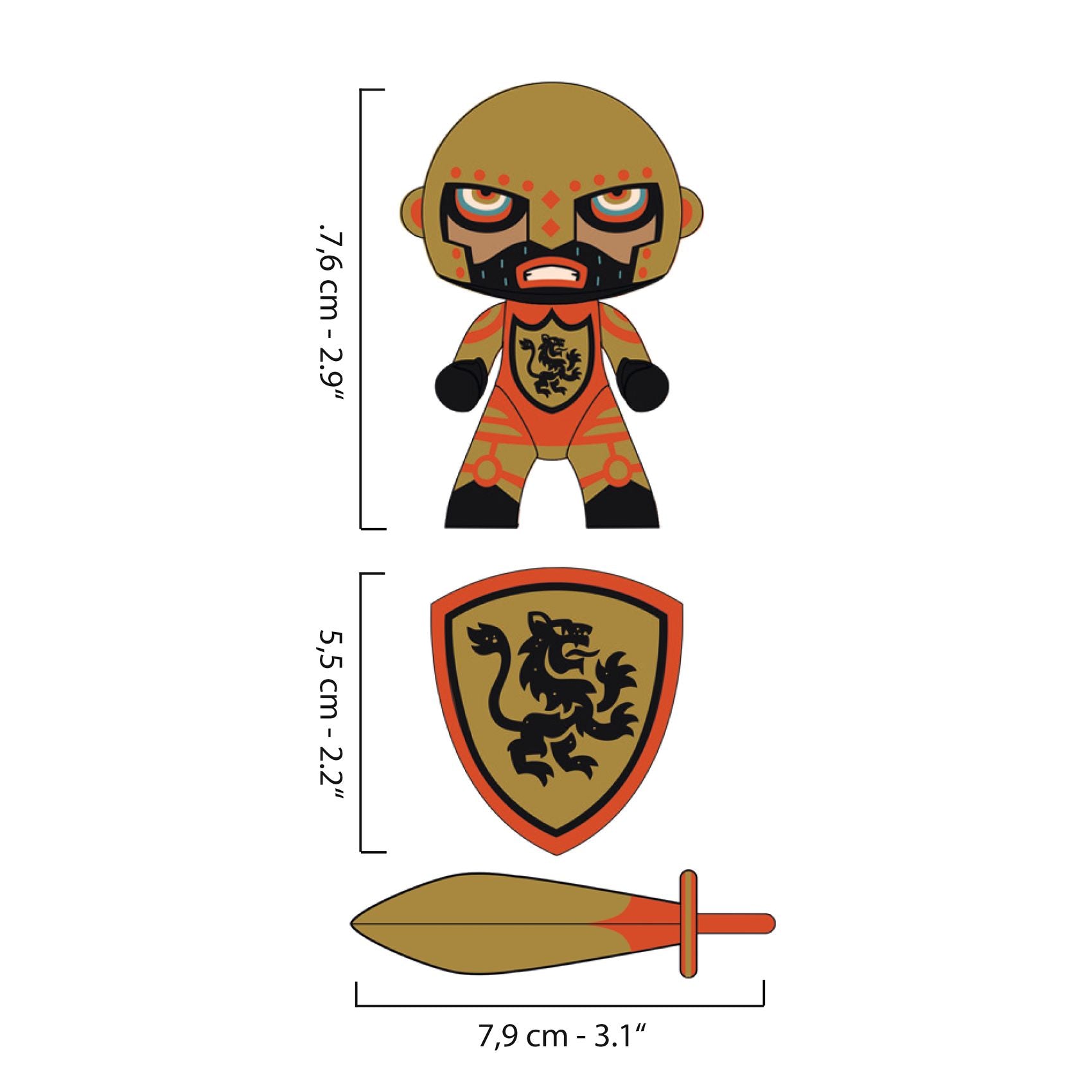 Chevalier Lumineux, jouets Glorious Arty