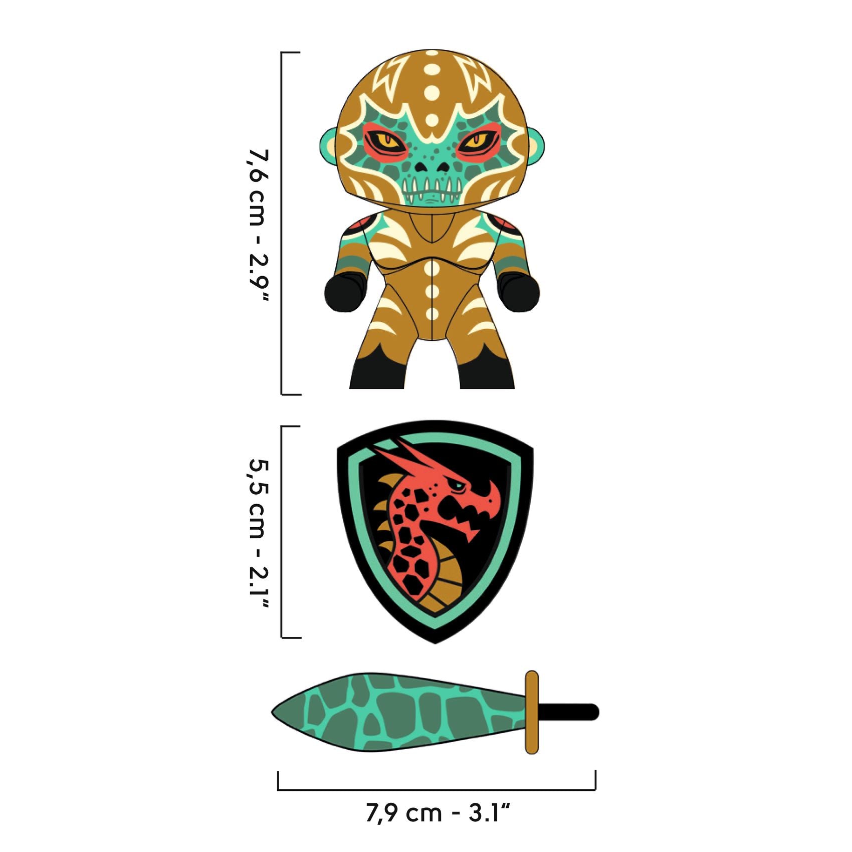 Draco, jouets Arty furieux