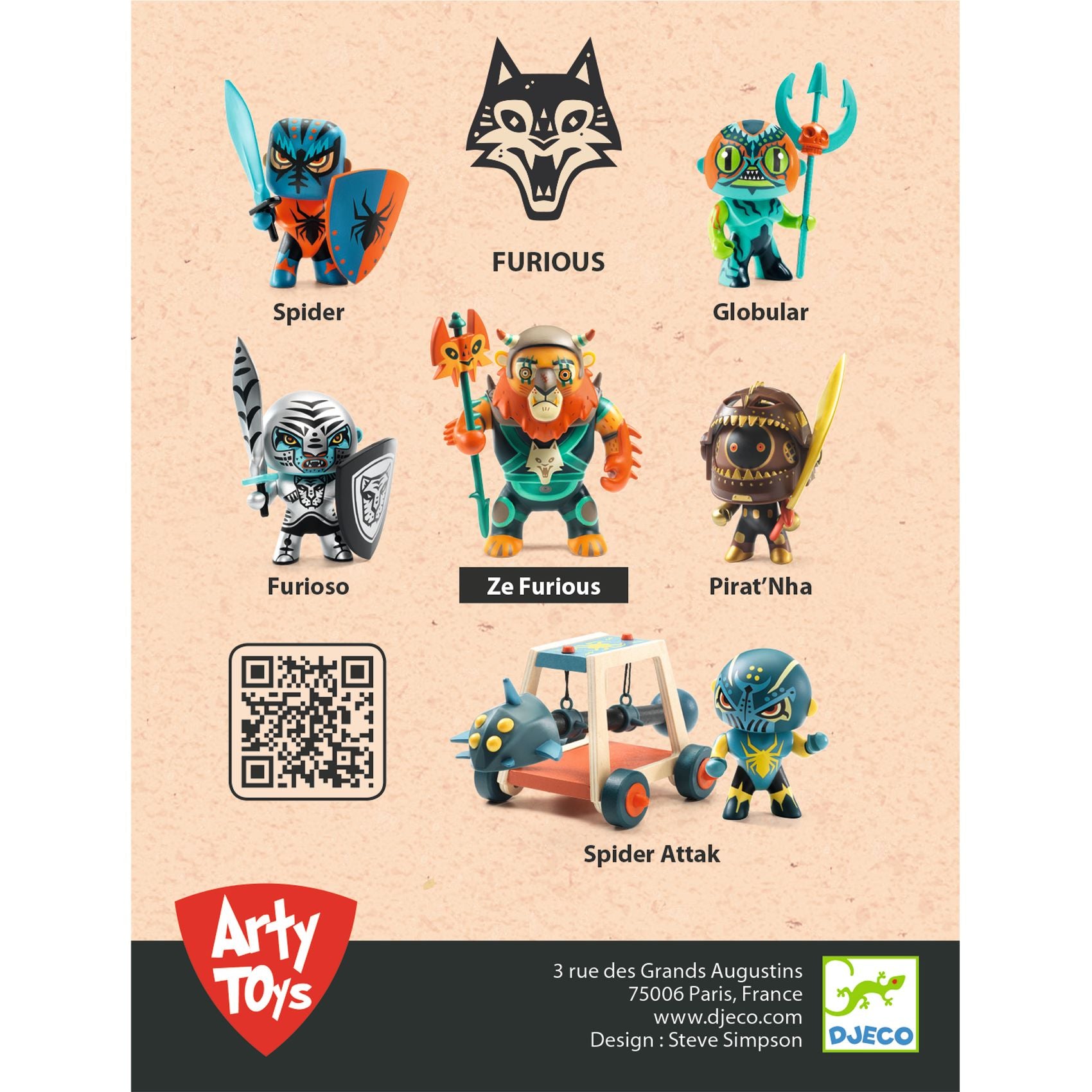 Ze, figurines Arty toys