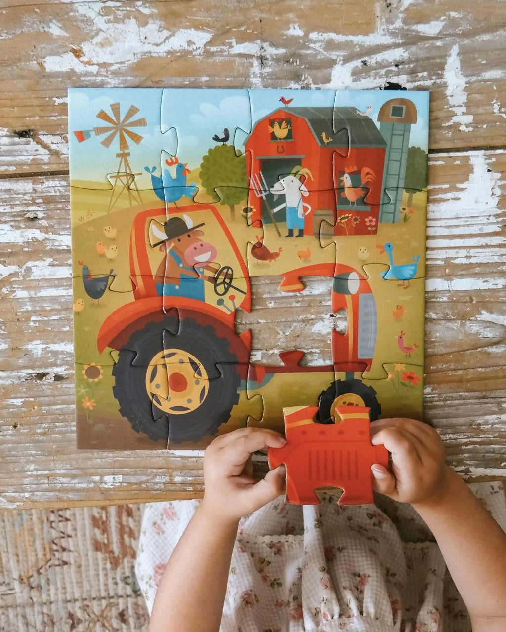 Puzzle Tracteur, 16 pcs