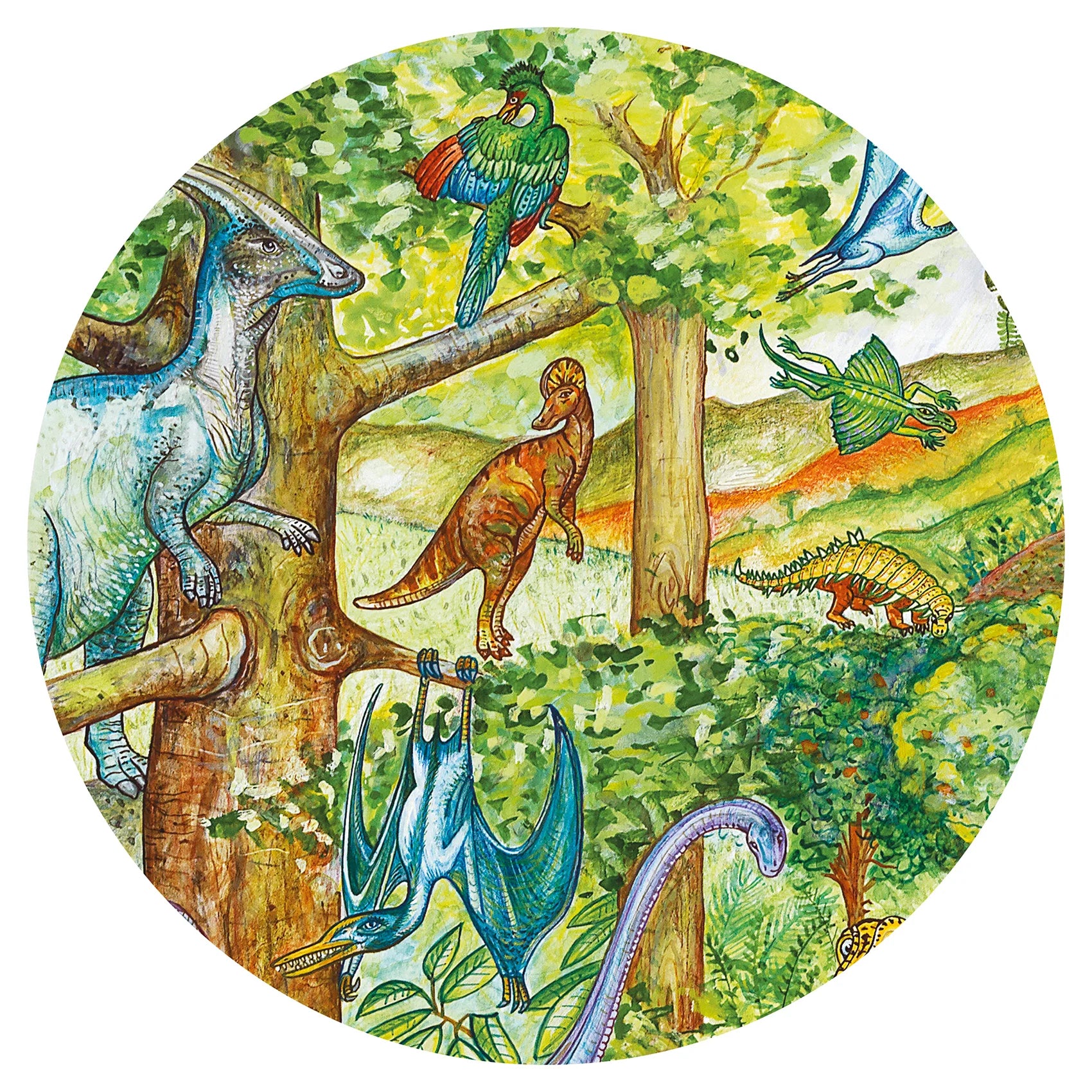 Observation puzzle, Dinosaurs - 100 pieces
