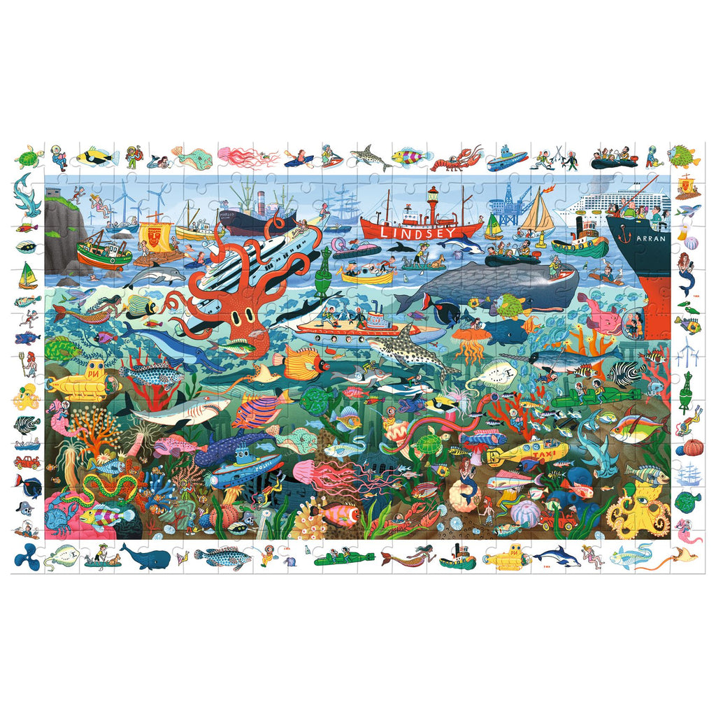Puzzle d'osservazione I segreti del mare, 200pz
