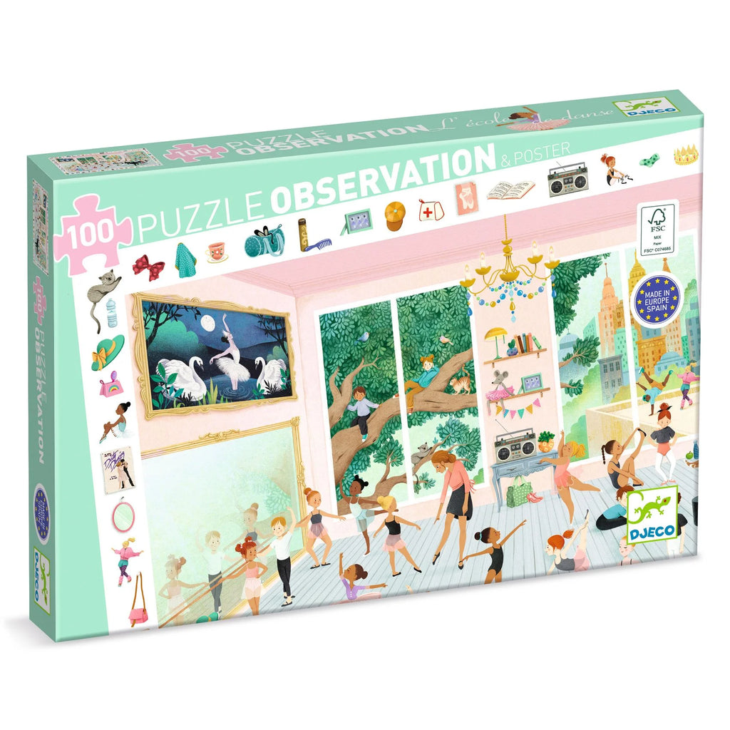 Puzzle osservazione, La scuola di danza - 100 pezzi