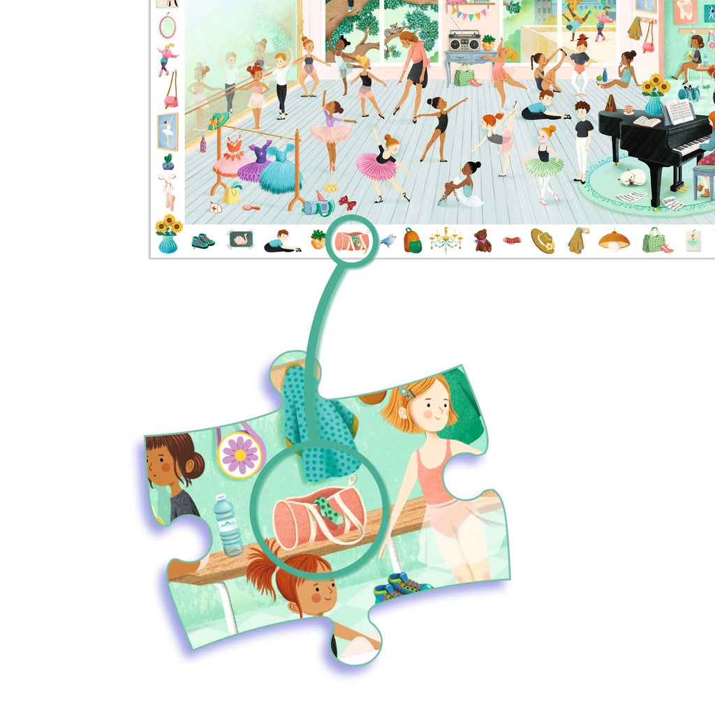 Puzzle osservazione, La scuola di danza - 100 pezzi