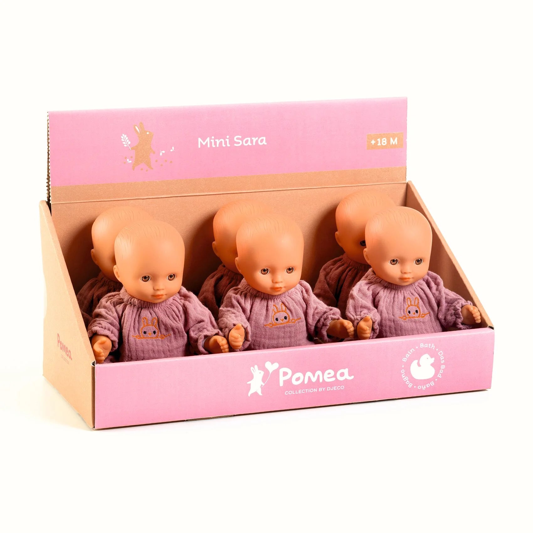 Mini Pomea Bath Doll, Sara