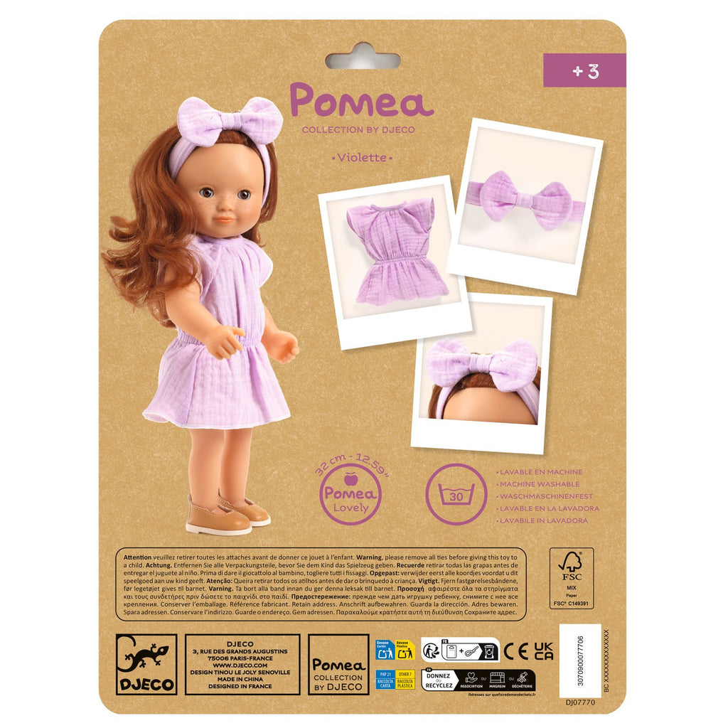 Vestiti per bambole Lovely Pomea, Violette
