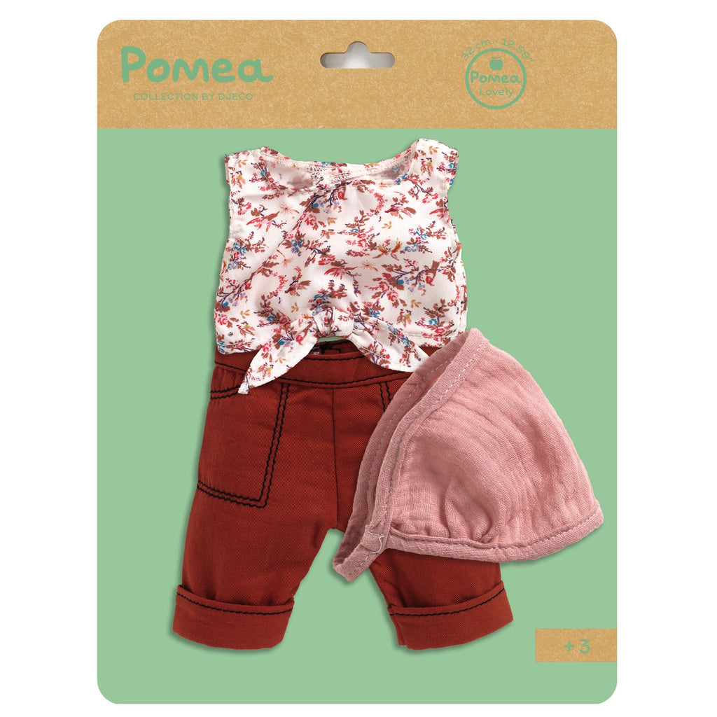 Vestiti per bambole Lovely Pomea, Burgundy