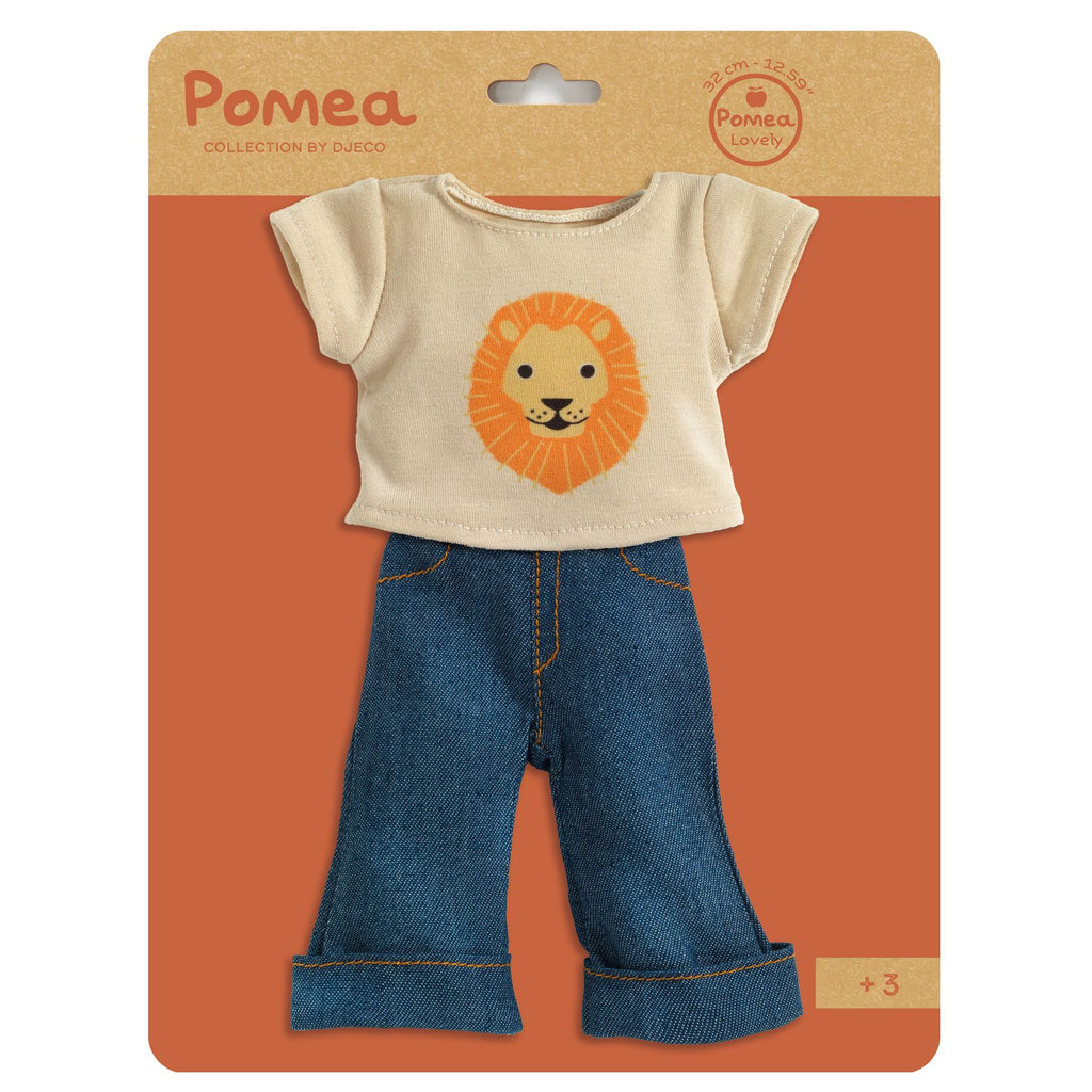 Vestiti per bambole Lovely Pomea, Ivory