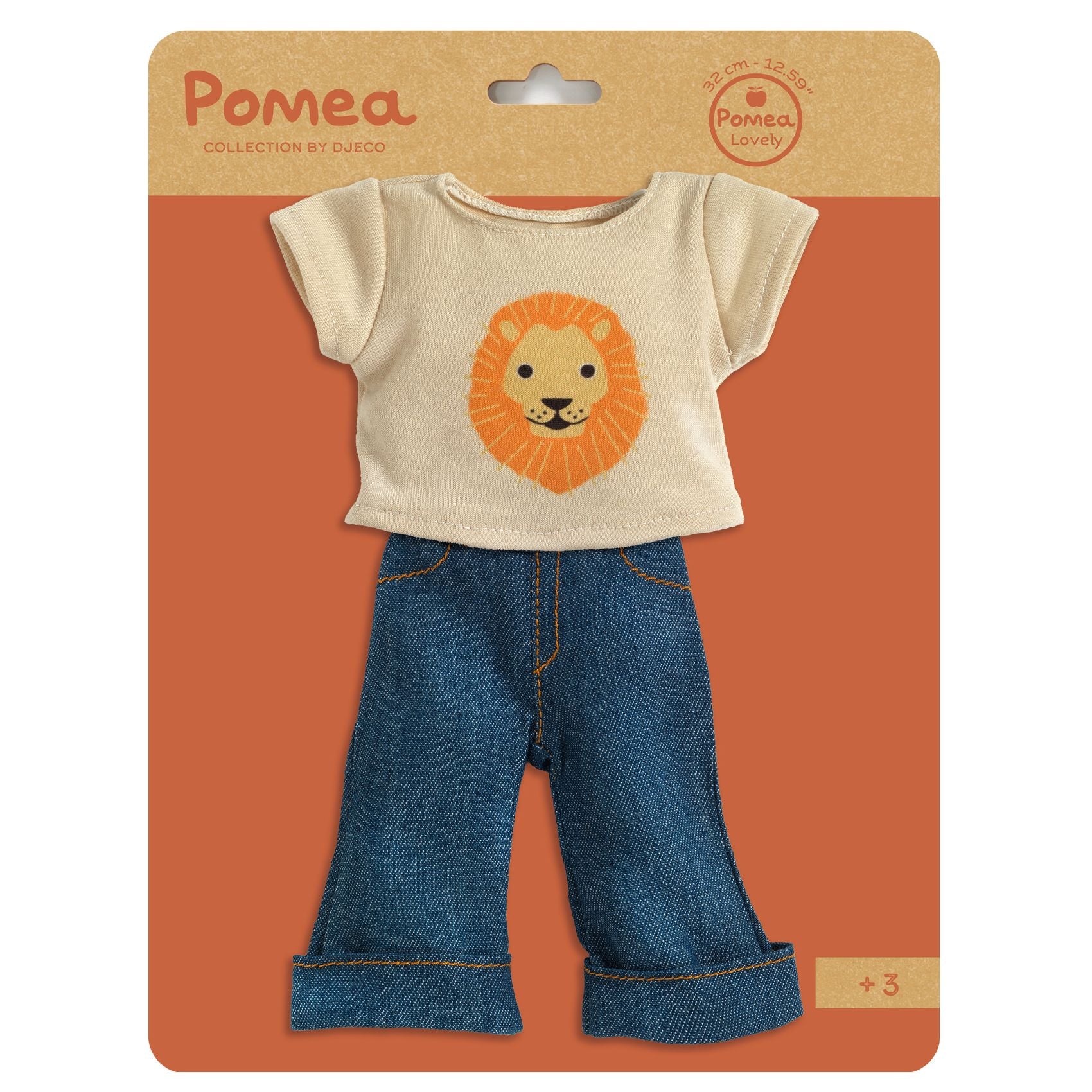 Vestiti per bambole Lovely Pomea, Ivory