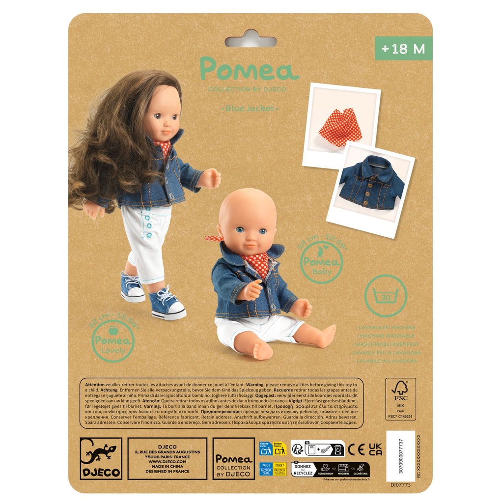 Vestiti per bambole Lovely Pomea, Giacca denim